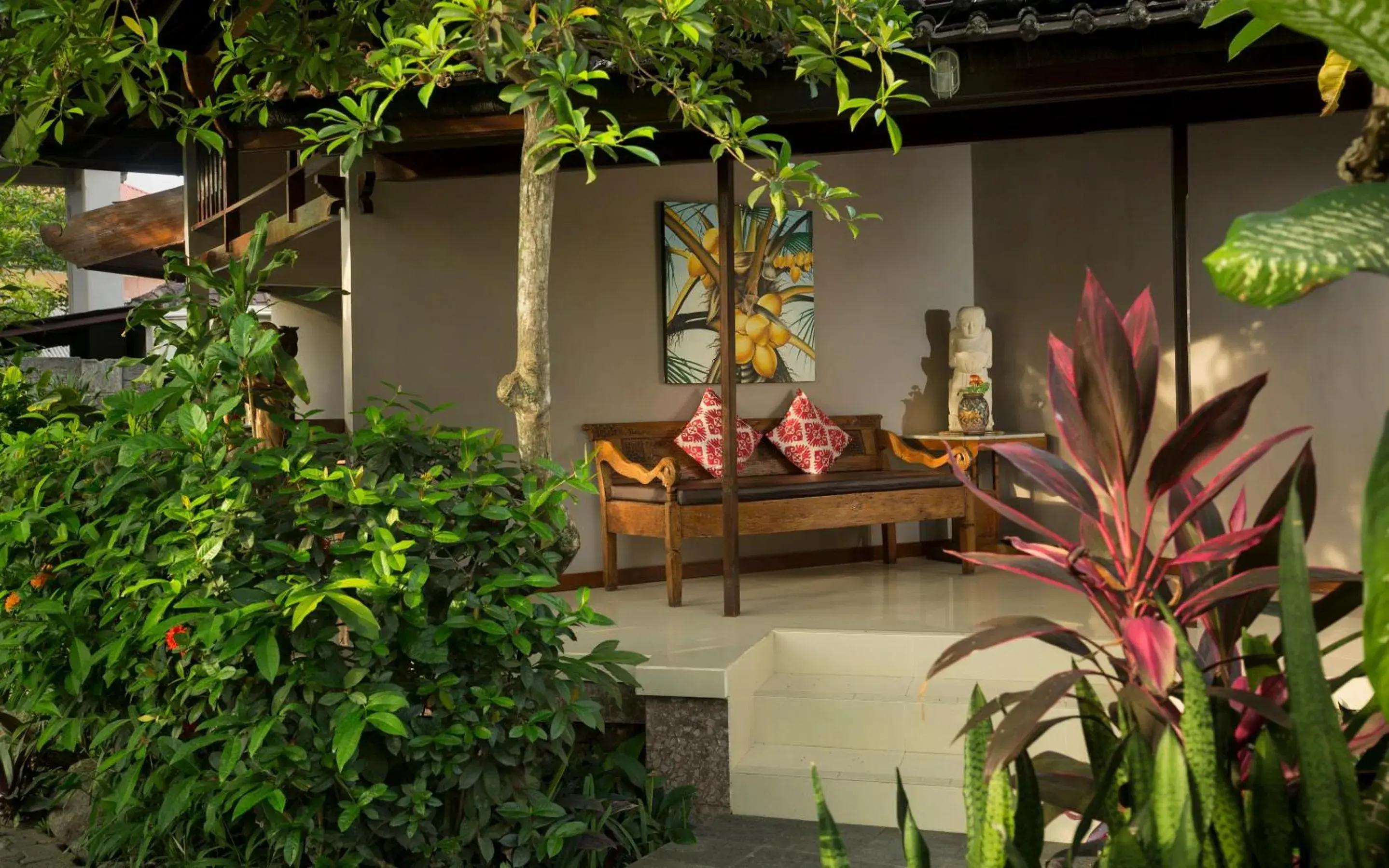 Deluxe Room with Garden View in Taman Harum Cottages Deluxe Room with Garden View in Taman Harum Cottages