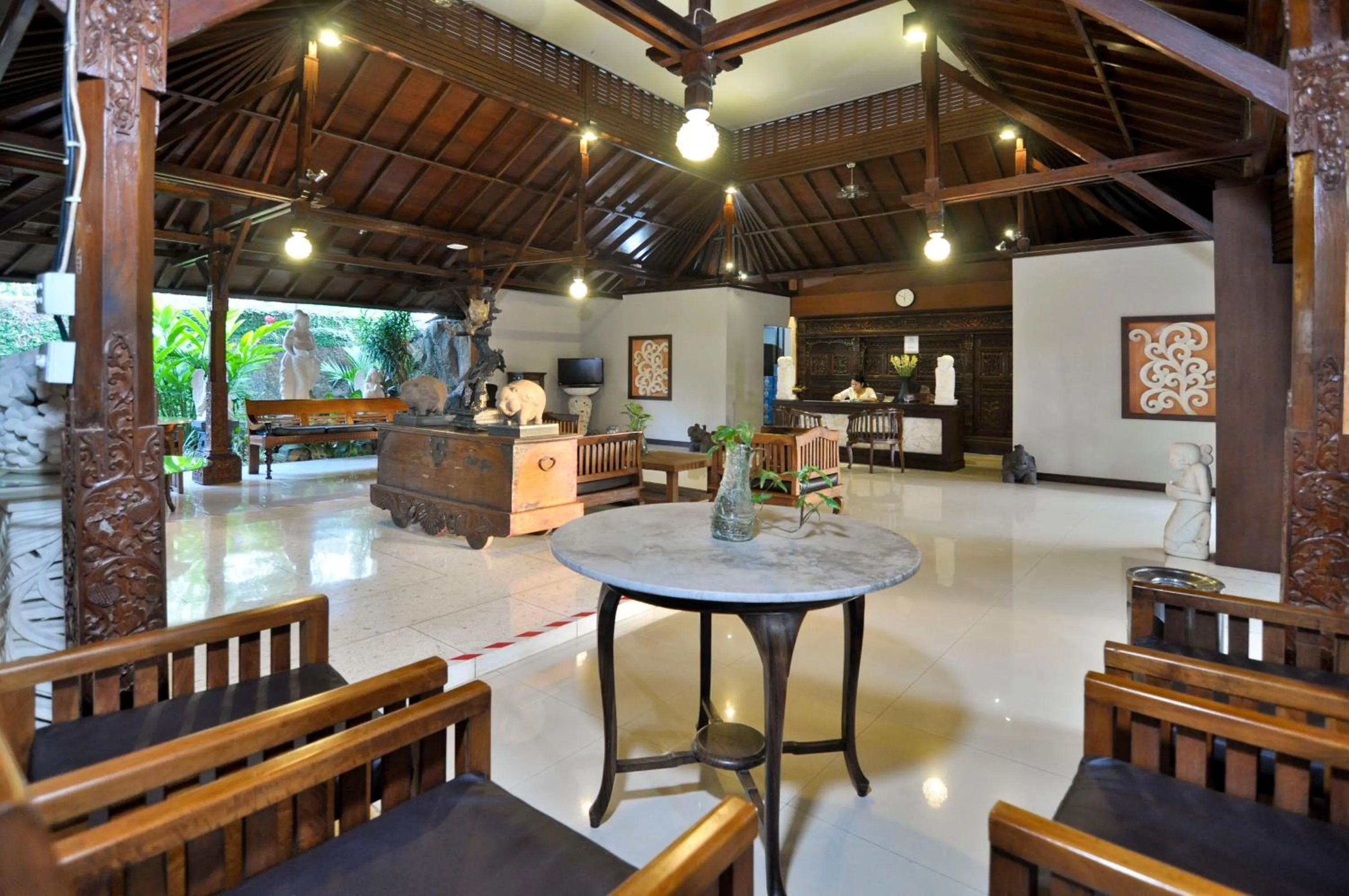 Lobby or reception in Taman Harum Cottages