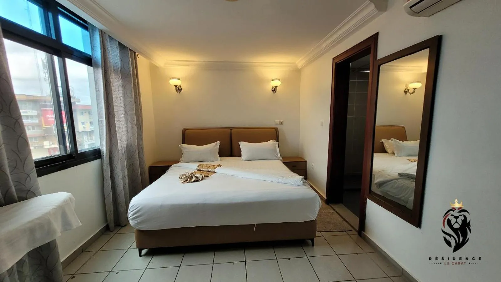 Bed in Residence Blue Sky