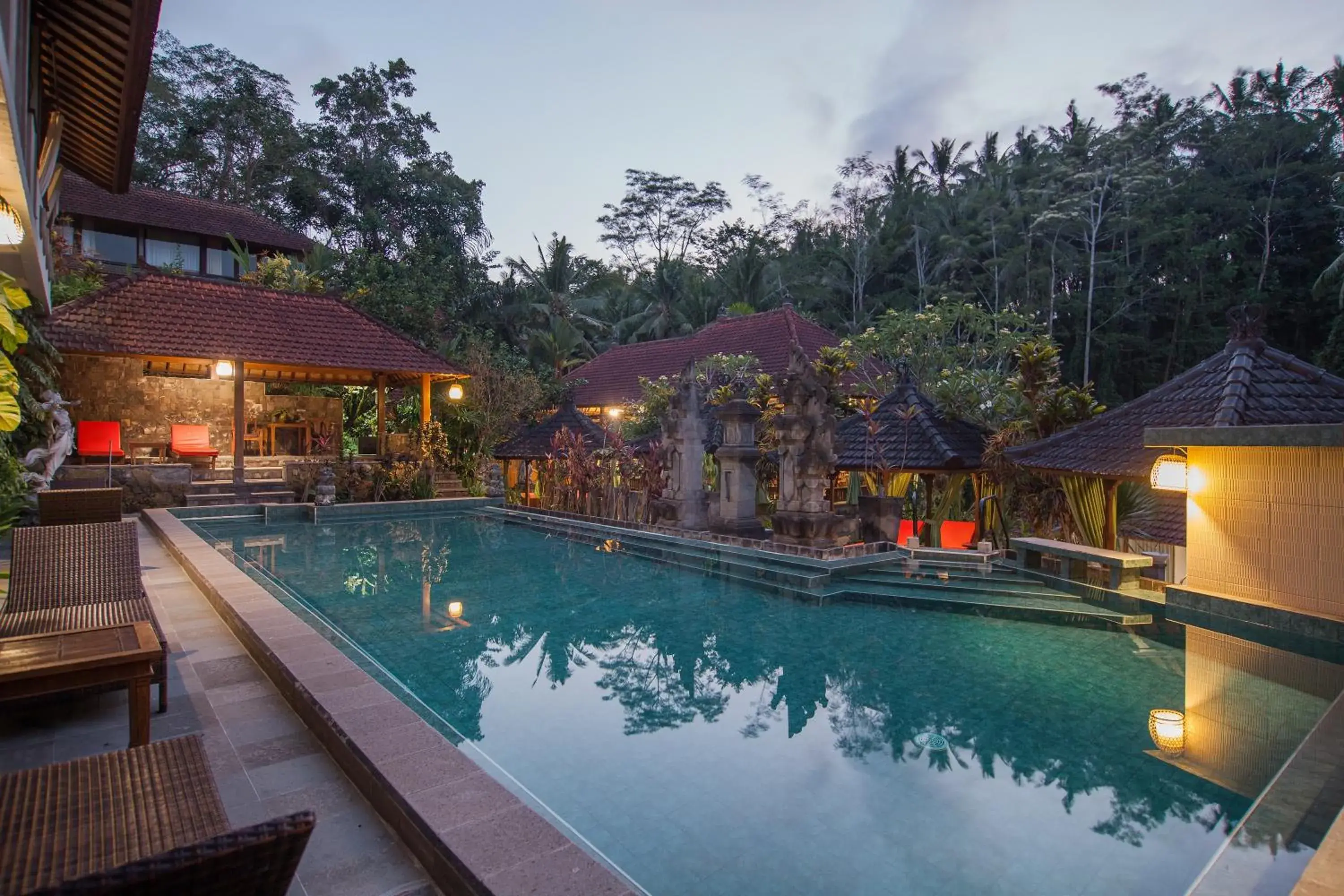 Swimming pool in Bali Spirit Hotel and Spa, Ubud Swimming pool in Bali Spirit Hotel and Spa, Ubud