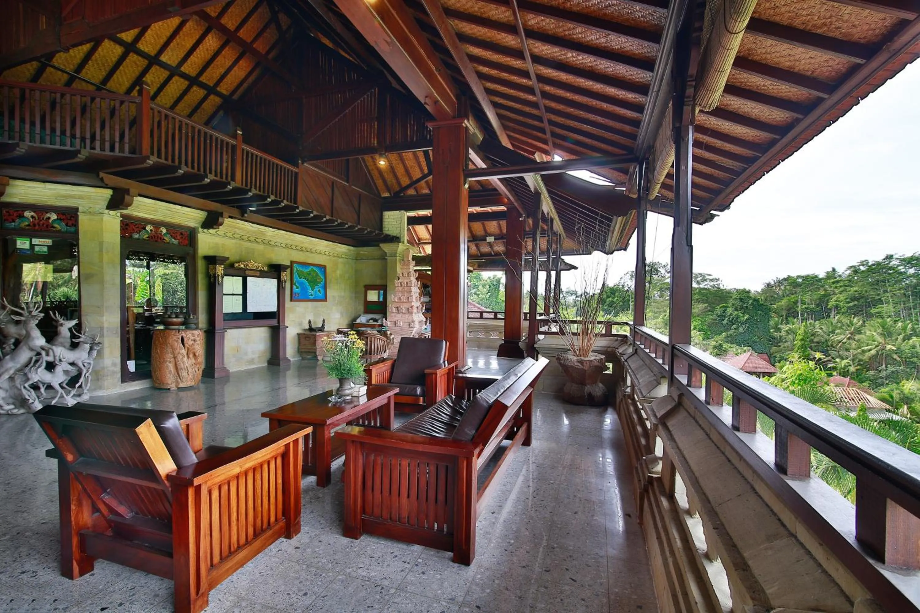 Lobby or reception in Bali Spirit Hotel and Spa, Ubud
