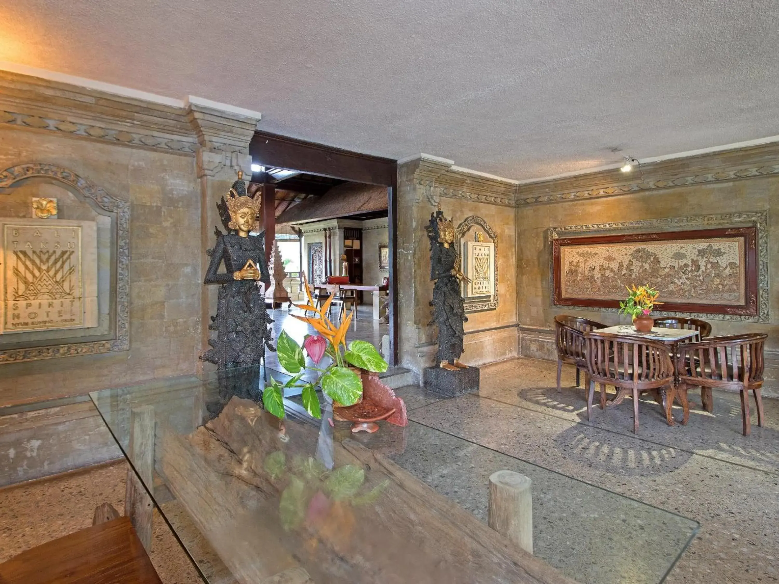 Lobby or reception in Bali Spirit Hotel and Spa, Ubud Lobby or reception in Bali Spirit Hotel and Spa, Ubud