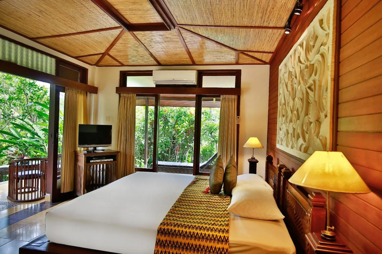 Property building, Bed in Bali Spirit Hotel and Spa, Ubud
