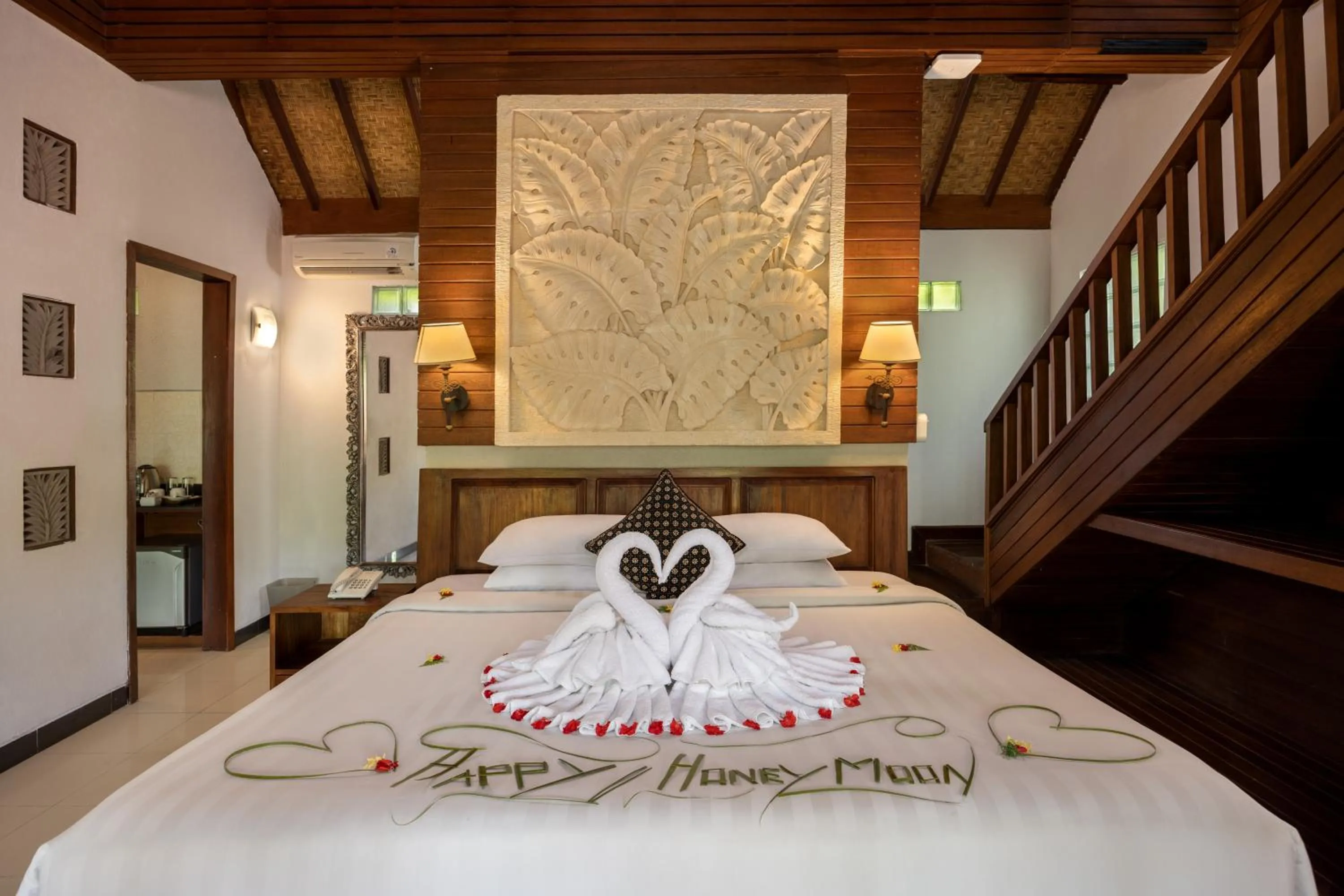 Property building, Bed in Bali Spirit Hotel and Spa, Ubud