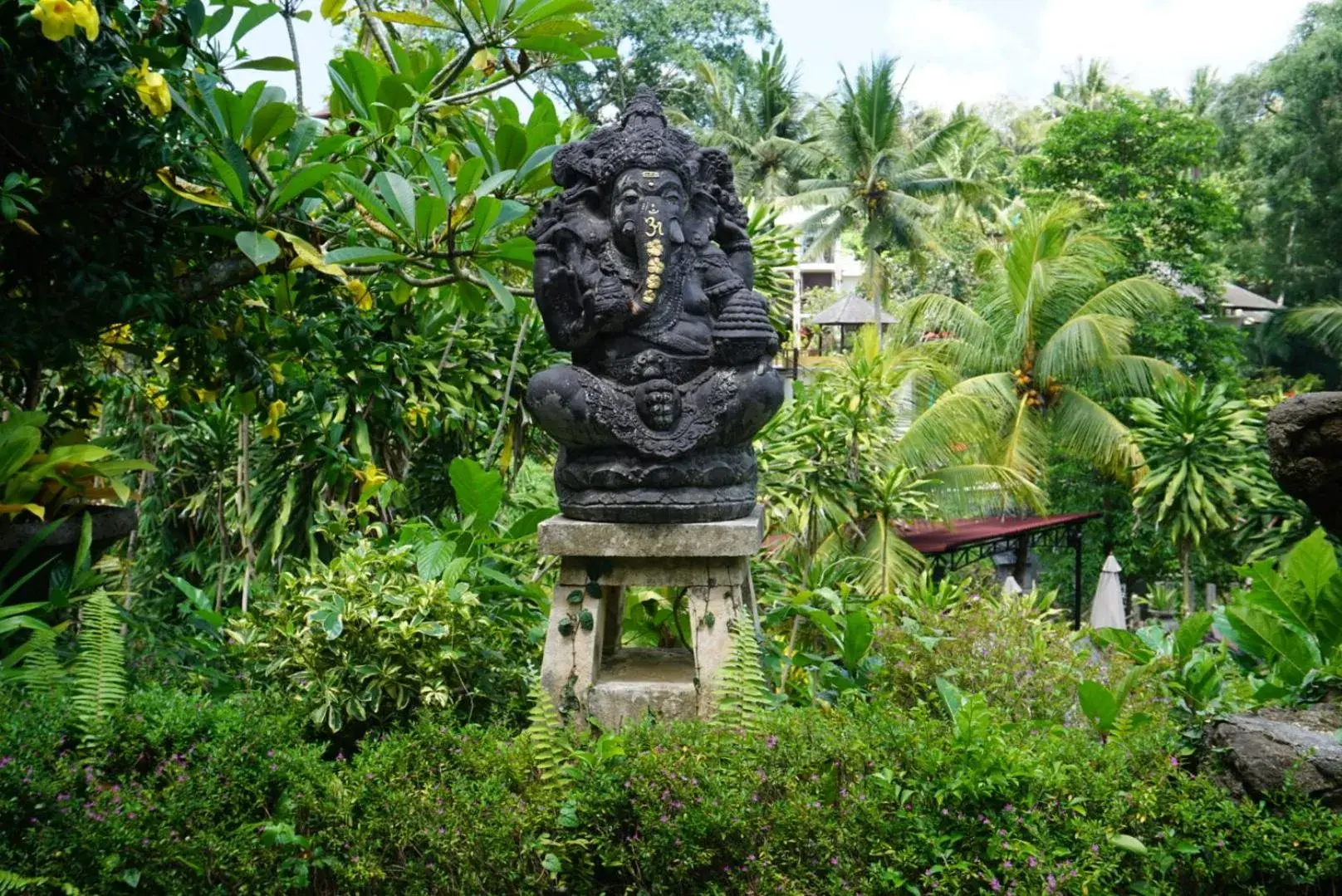 Garden view in Bali Spirit Hotel and Spa, Ubud Garden view in Bali Spirit Hotel and Spa, Ubud