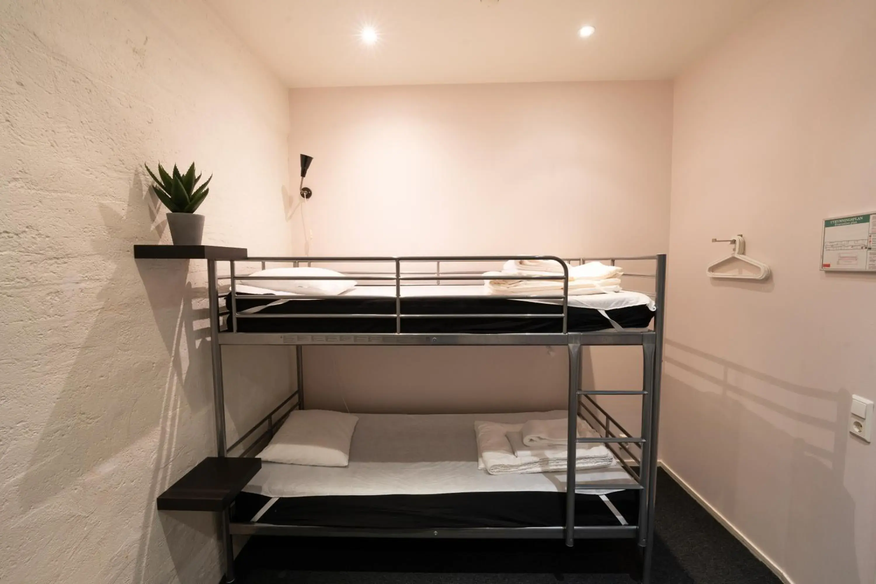 Twin Room with Private Bathroom - No Window in Stockholm Hostel Twin Room with Private Bathroom - No Window in Stockholm Hostel