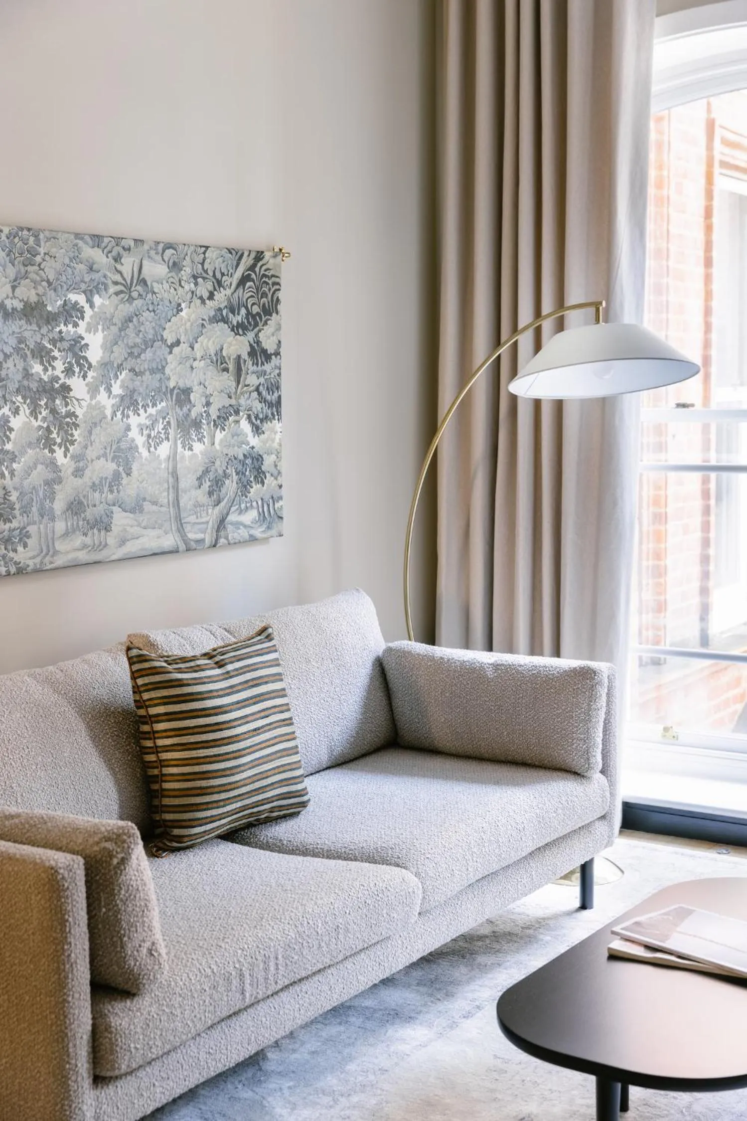 Living room in Native Kings Wardrobe, St Pauls