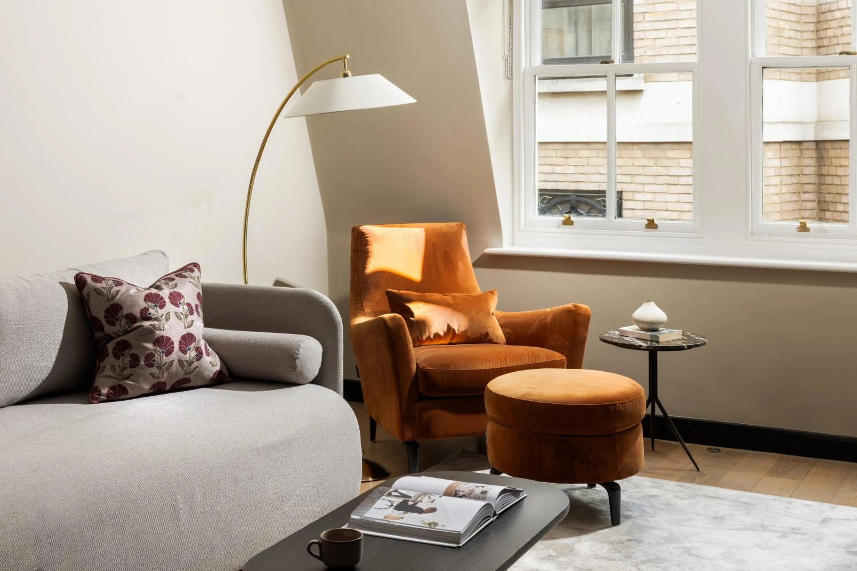 Living room in Native Kings Wardrobe, St Pauls