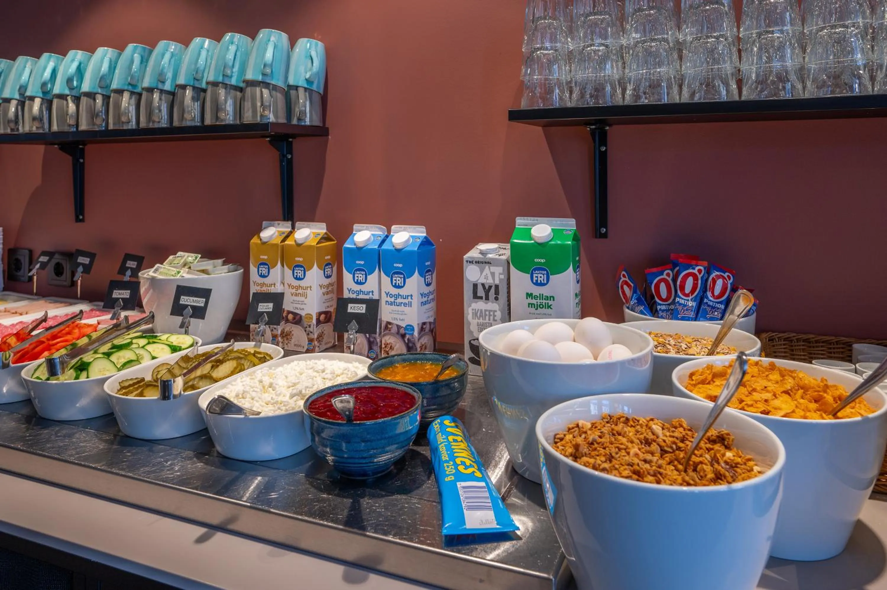 Breakfast in Hotel Fridhem