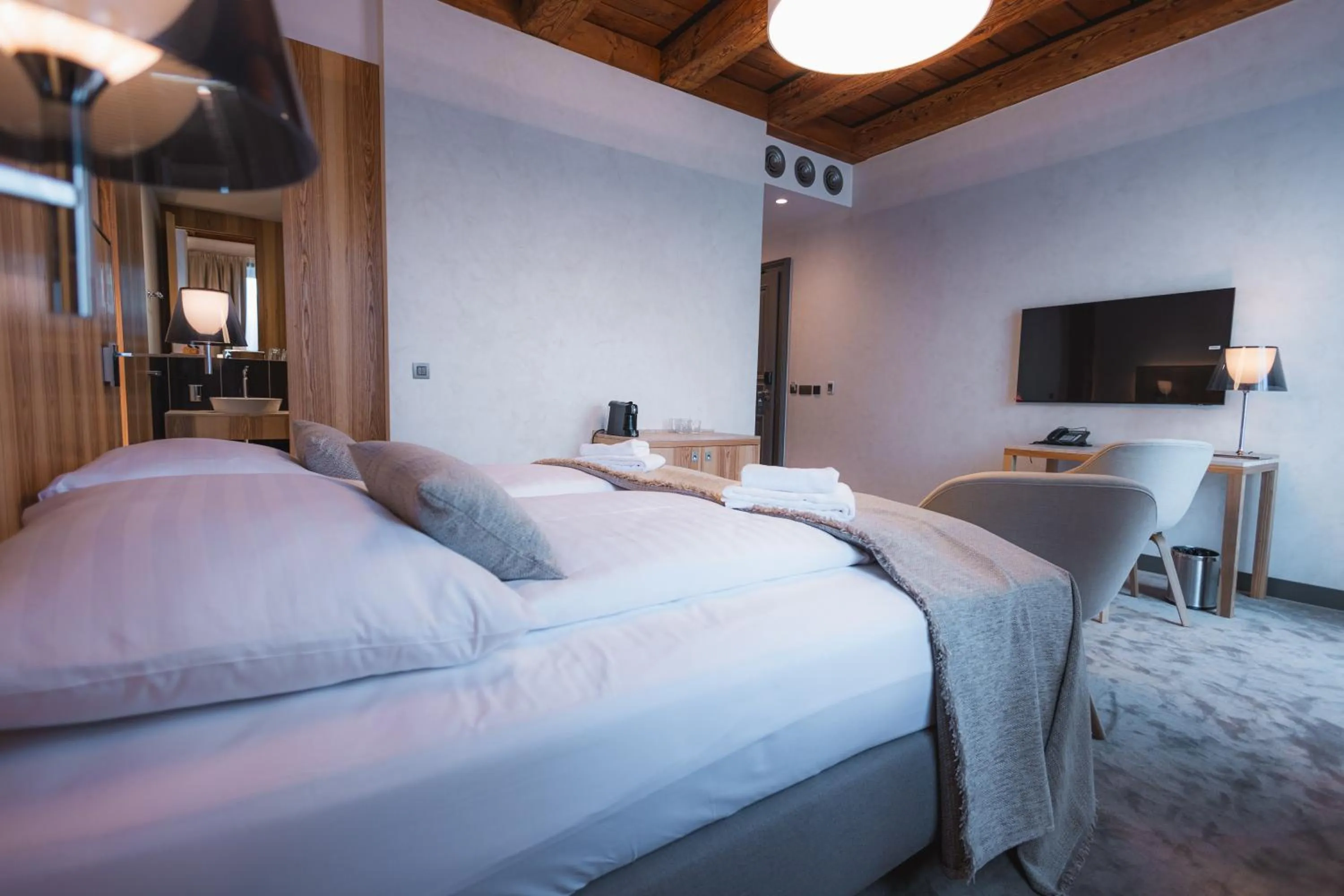 Bed in Hotel ALBRECHT