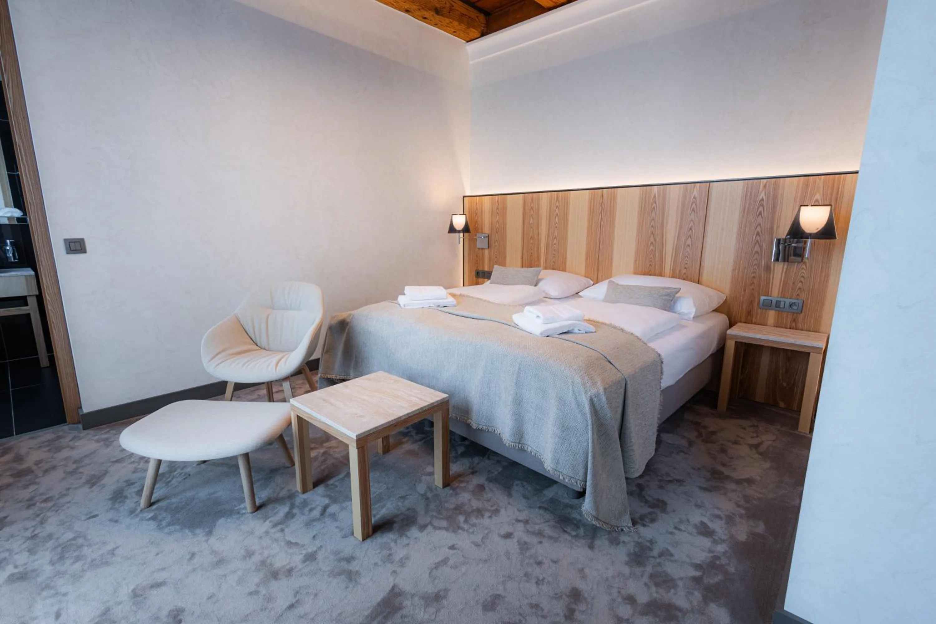 Bed in Hotel ALBRECHT