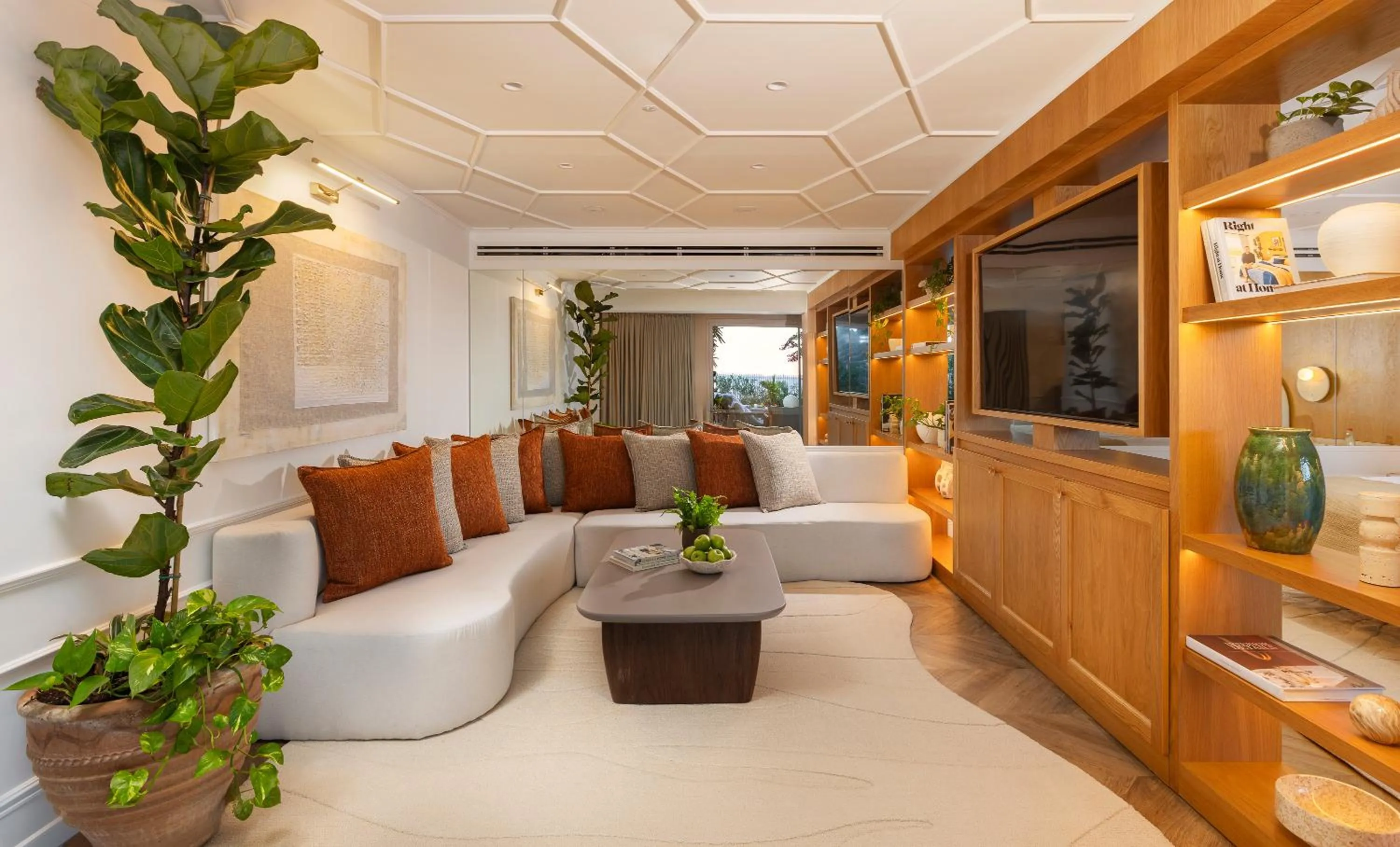 Living room in Galei Kinneret Hotel