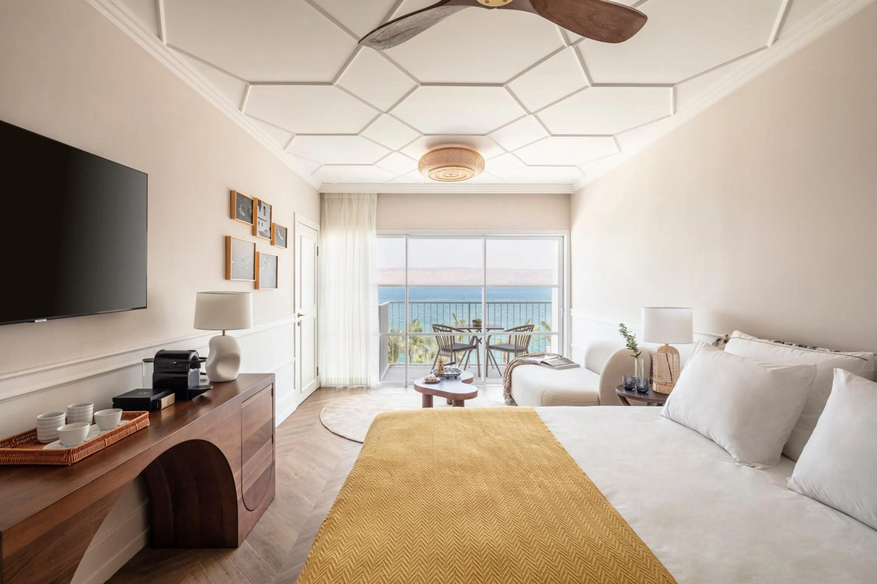 Photo of the whole room, Bed in Galei Kinneret Hotel