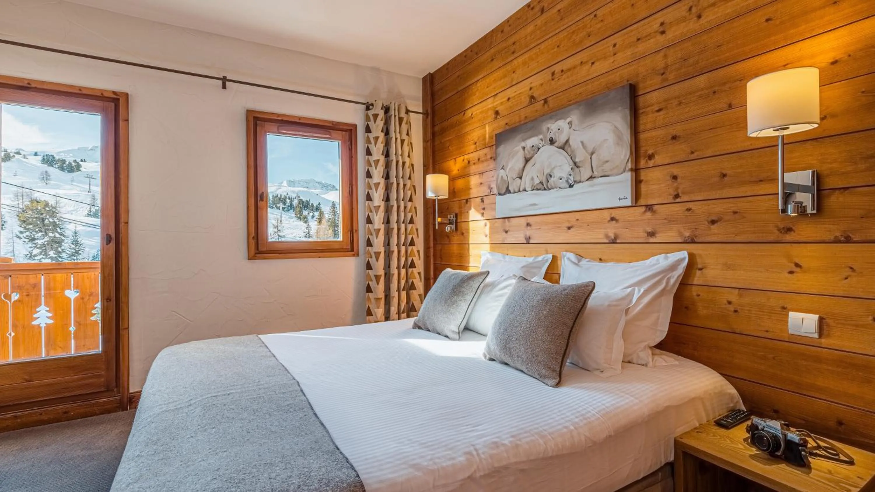 Bed in Hôtel Carlina by Les Etincelles