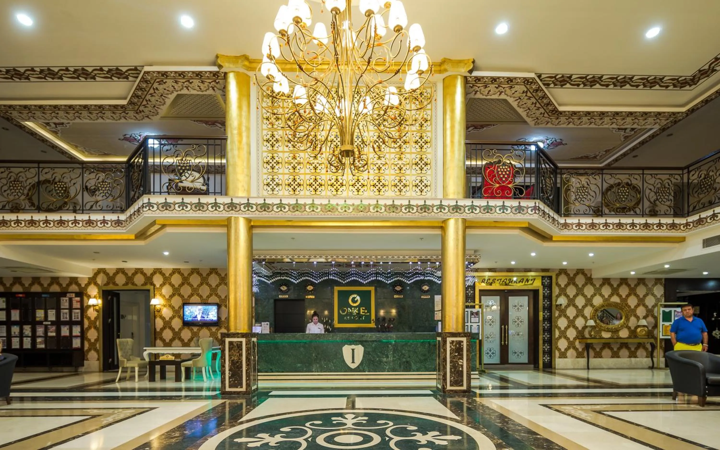 Lobby or reception in Onkel Resort Hotel