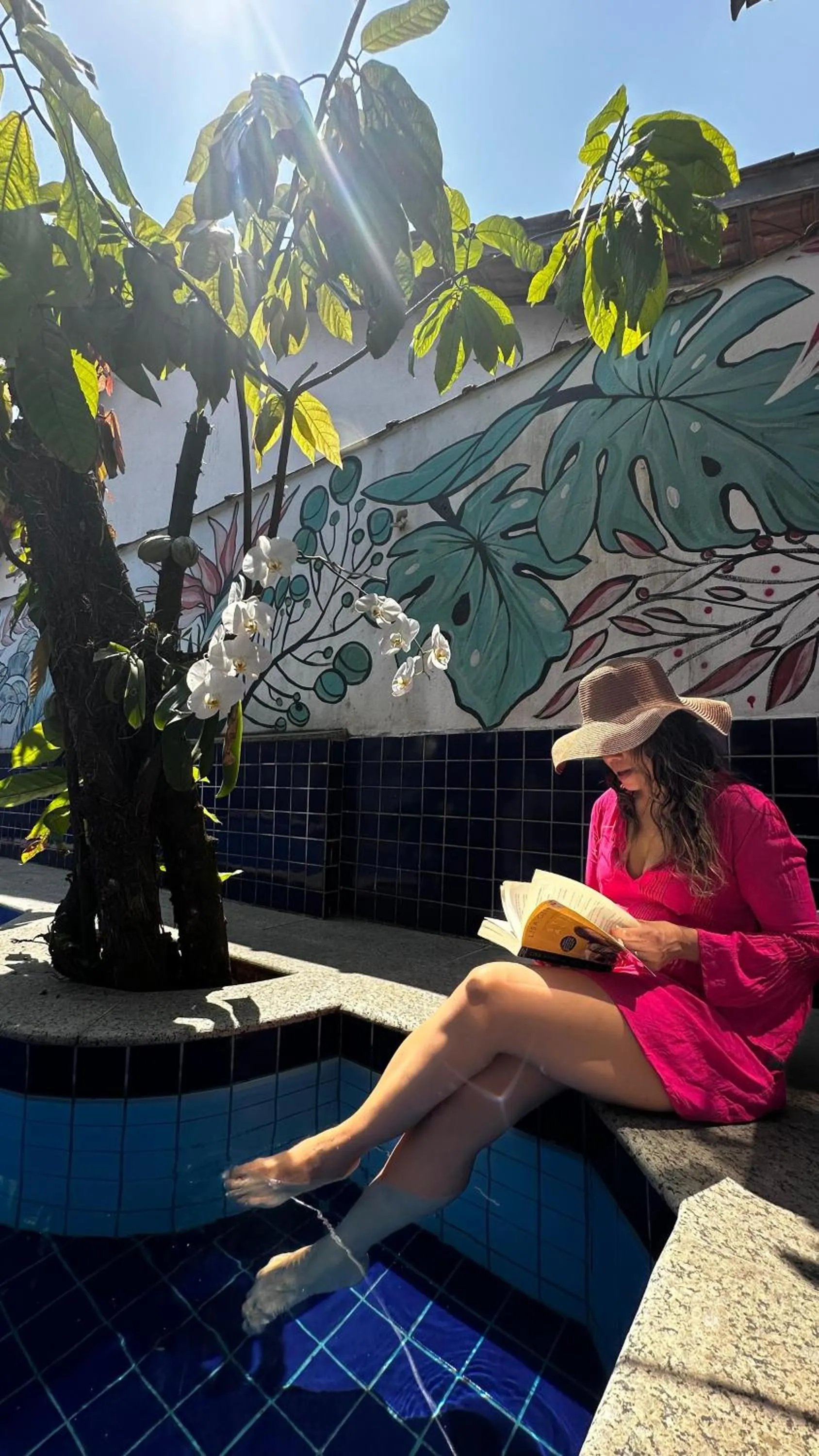 Garden view in Magnu´s Pousada