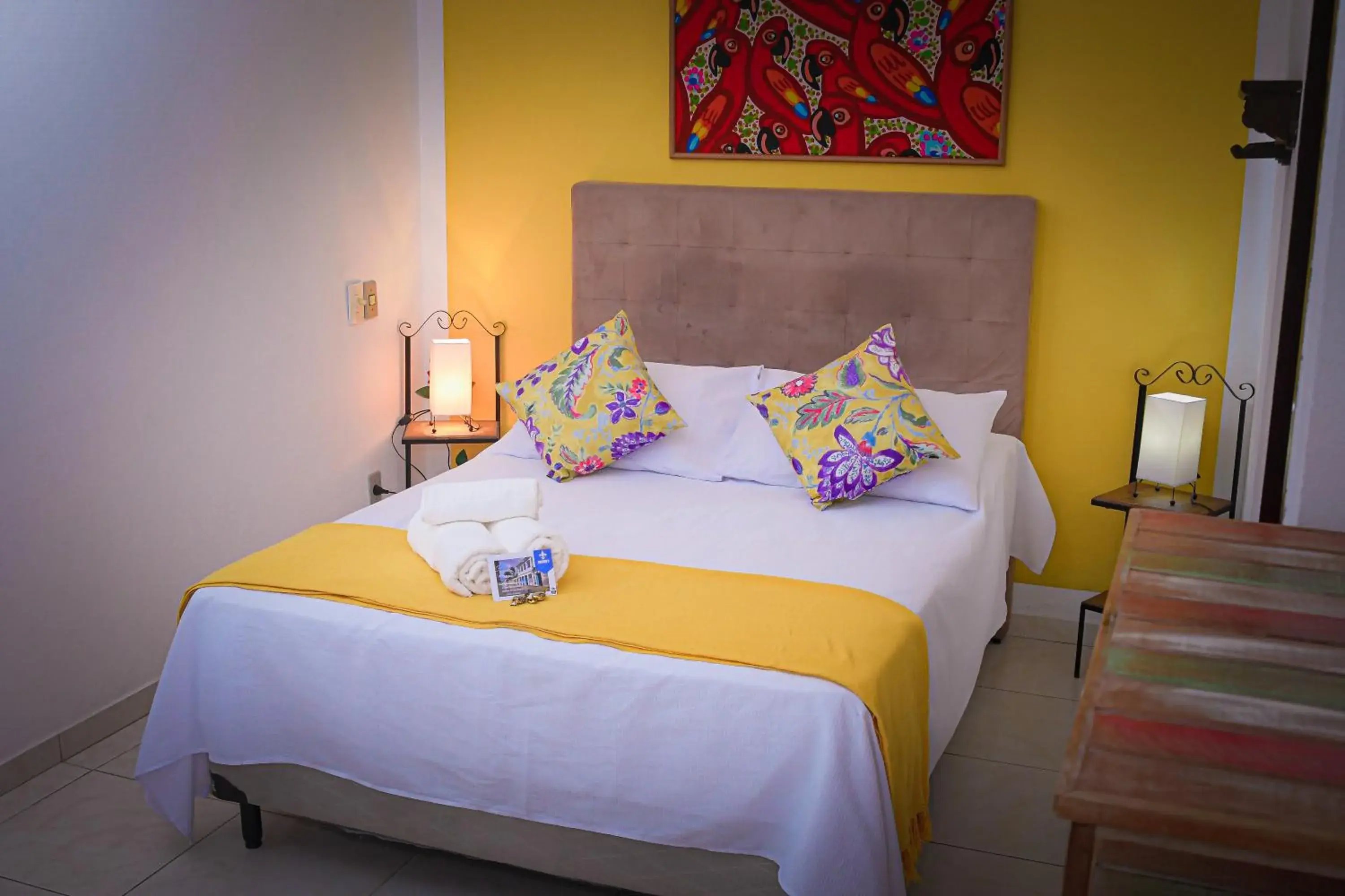 Property building, Bed in Magnu´s Pousada Property building, Bed in Magnu´s Pousada