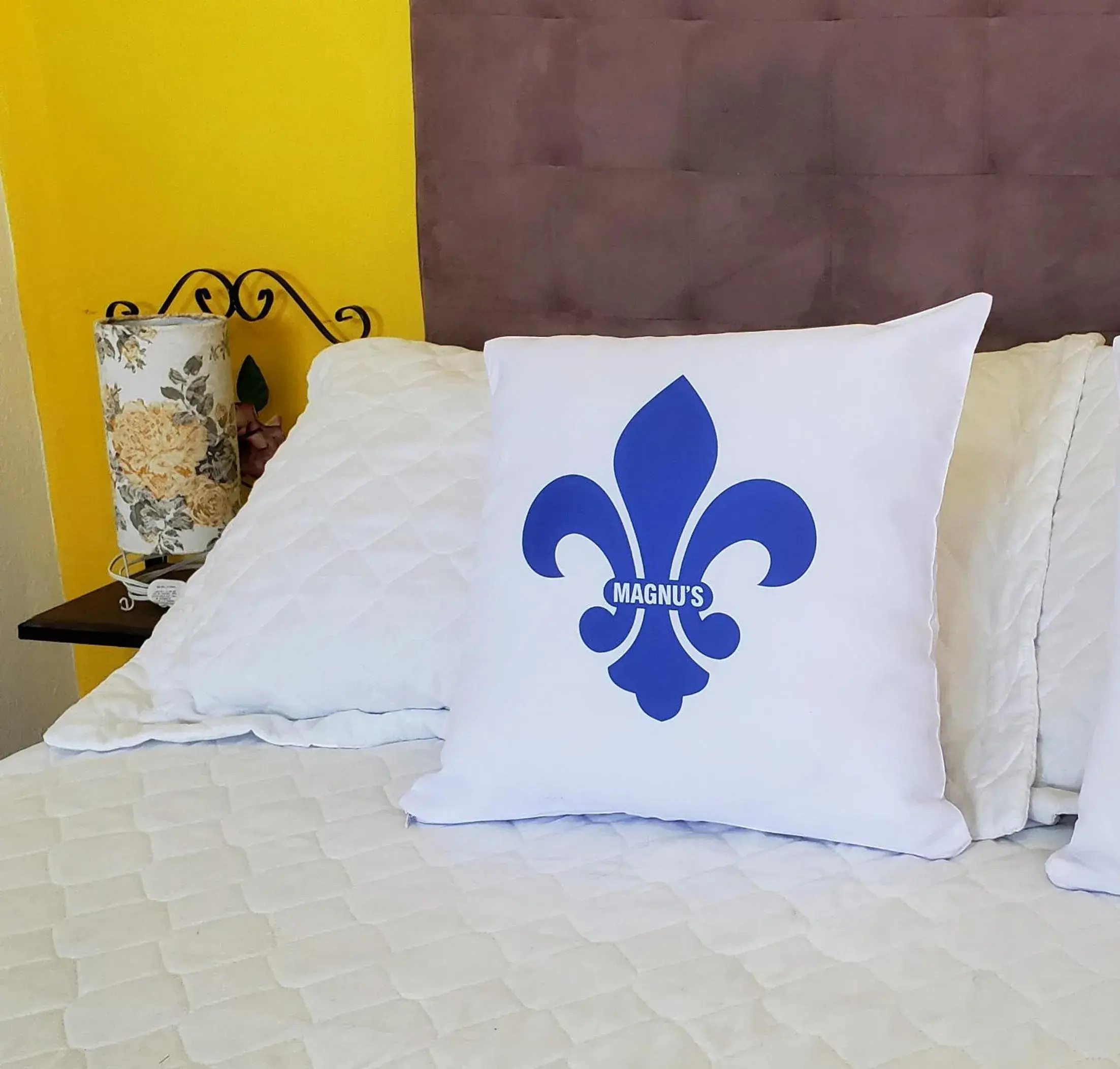 Bed in Magnu´s Pousada Bed in Magnu´s Pousada