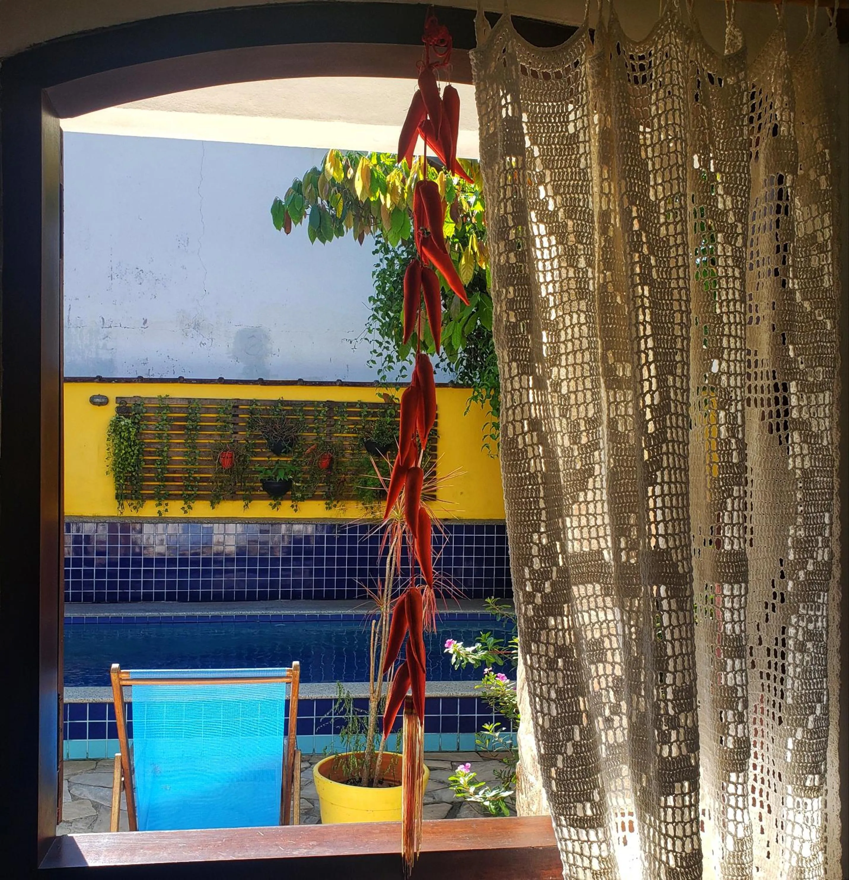 Patio in Magnu´s Pousada