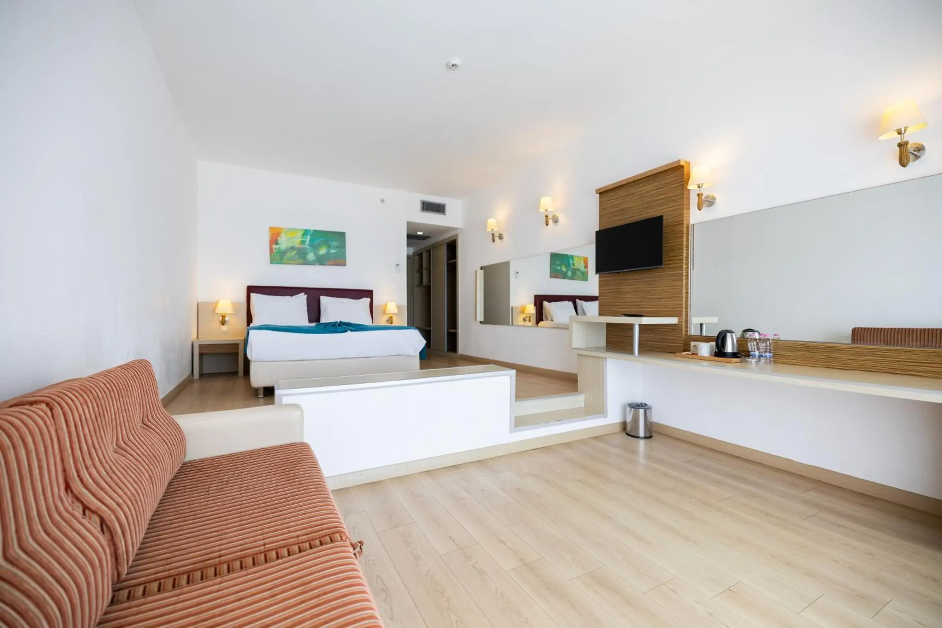 Bed in Azure By Yelken Hotel Bed in Azure By Yelken Hotel