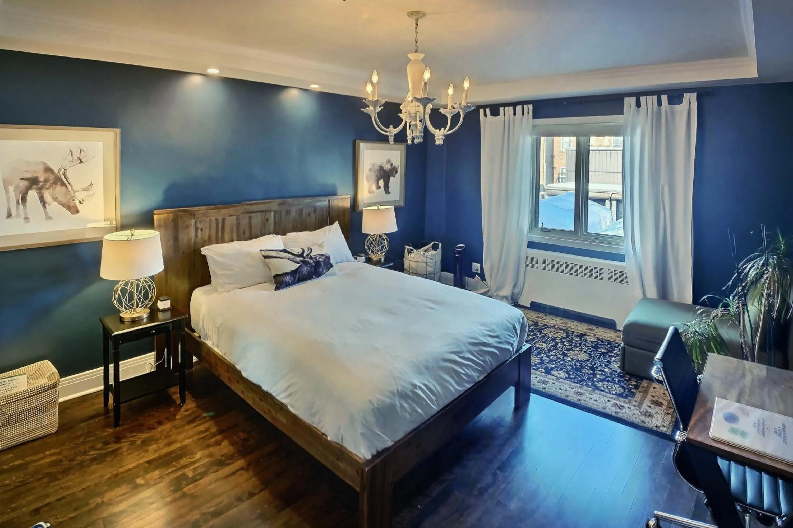 Bed in Gite du Survenant Montreal