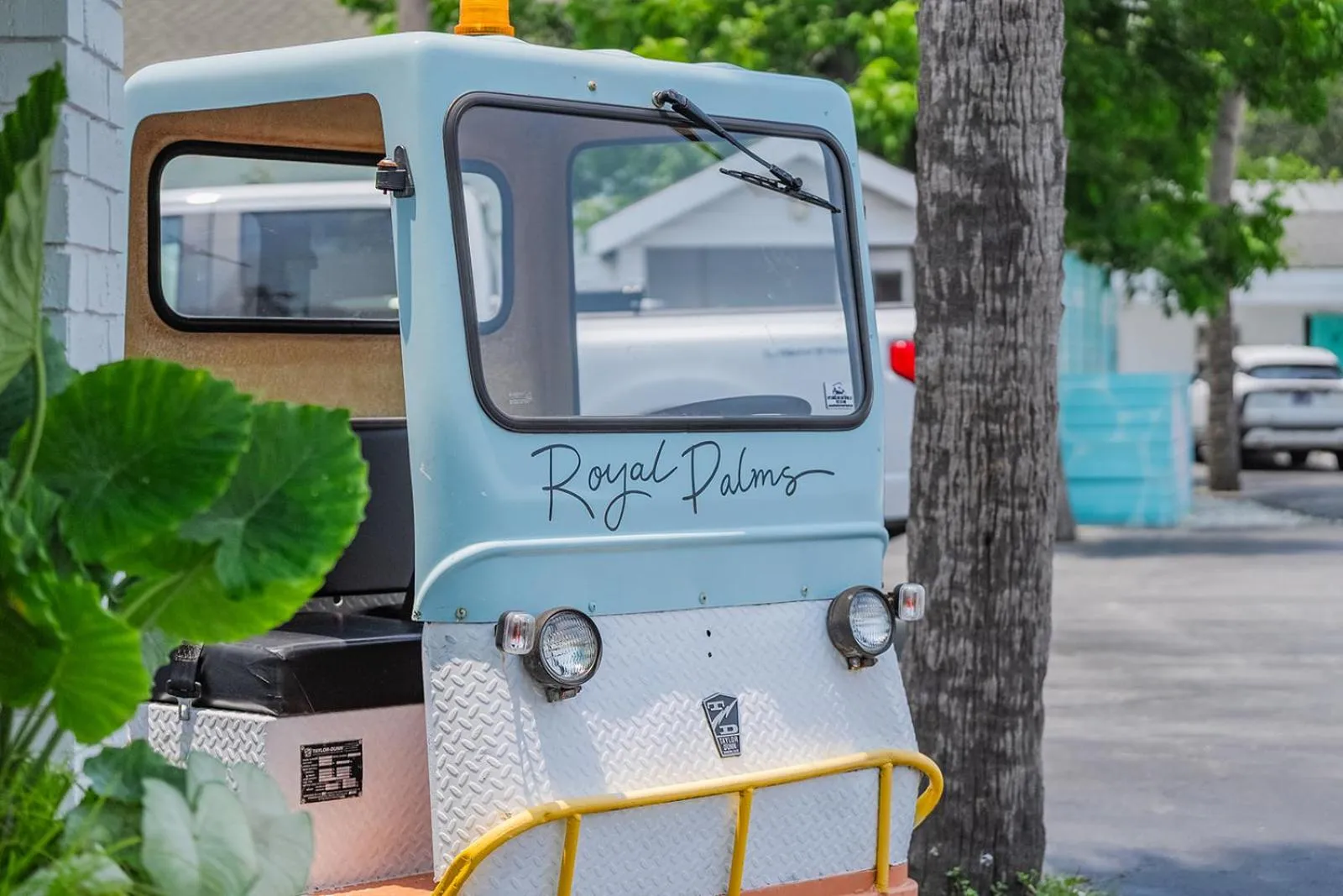 Decorative detail in Royal Palms Motel