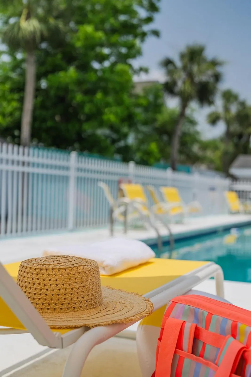 Swimming pool in Royal Palms Motel