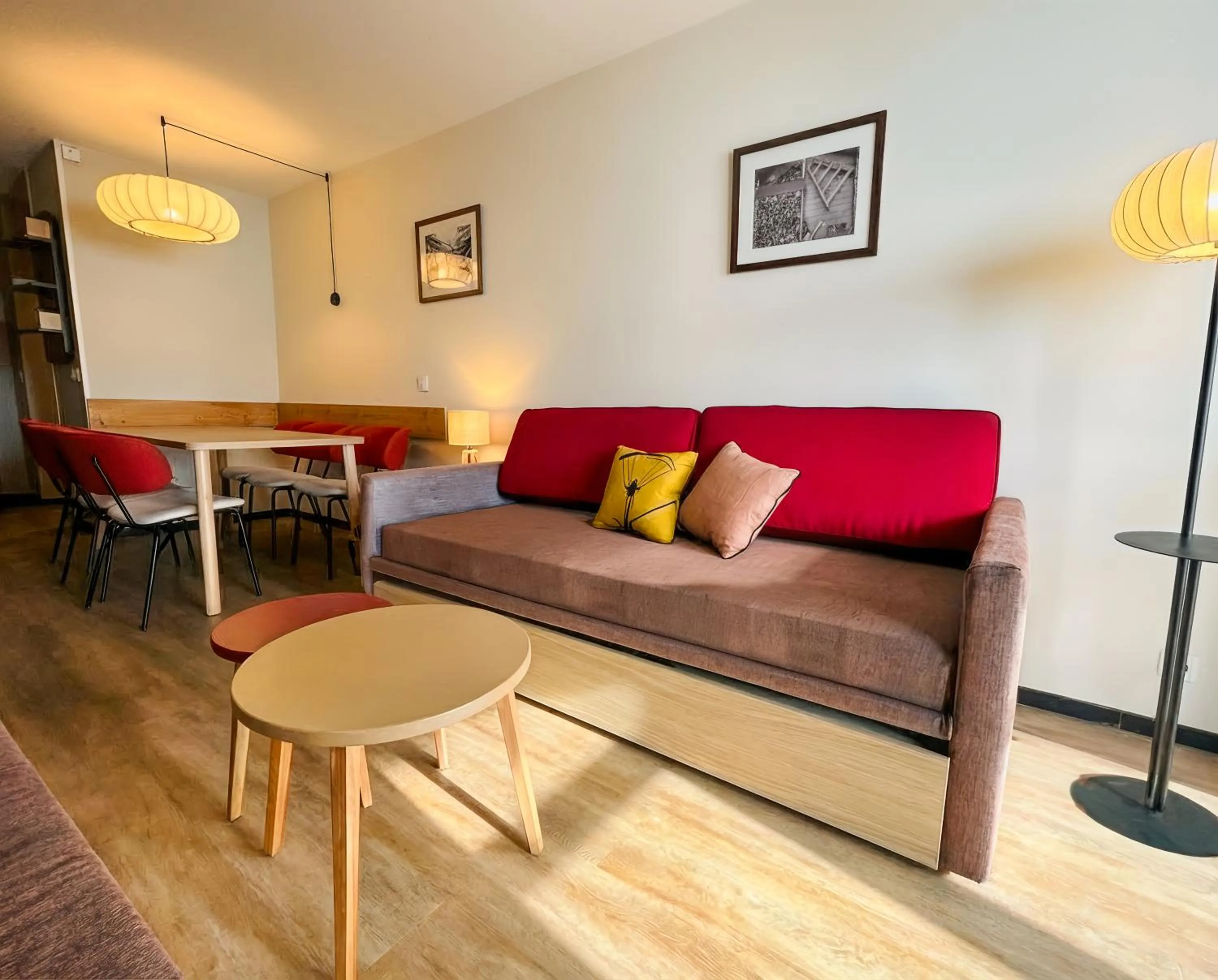 Living room in Résidence Pierre & Vacances Le Tikal