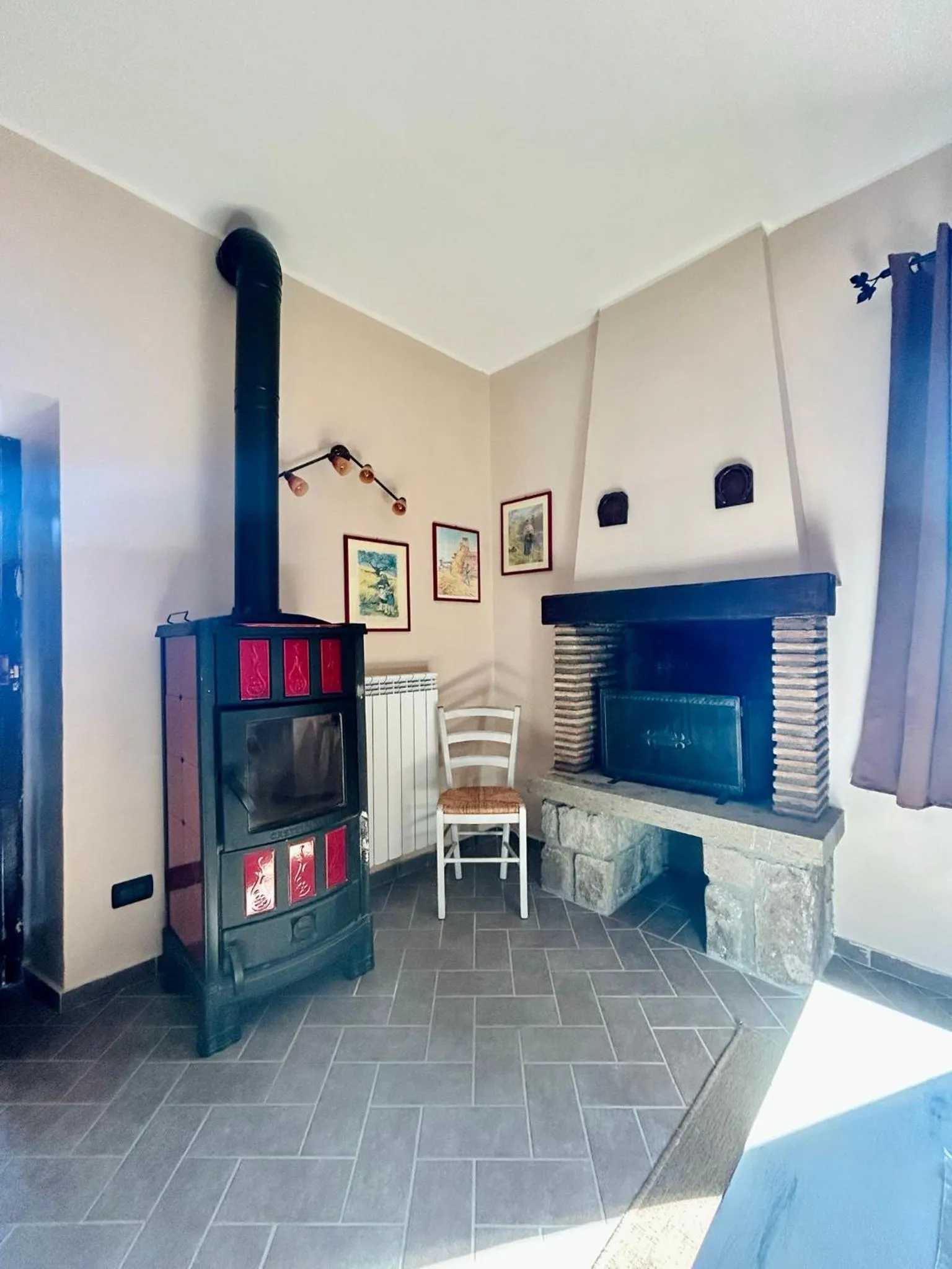 Living room in Podere La Branda