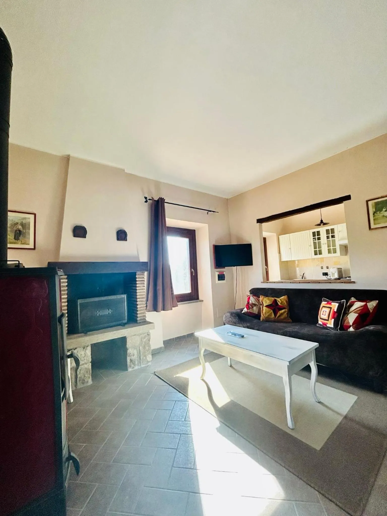 Living room in Podere La Branda