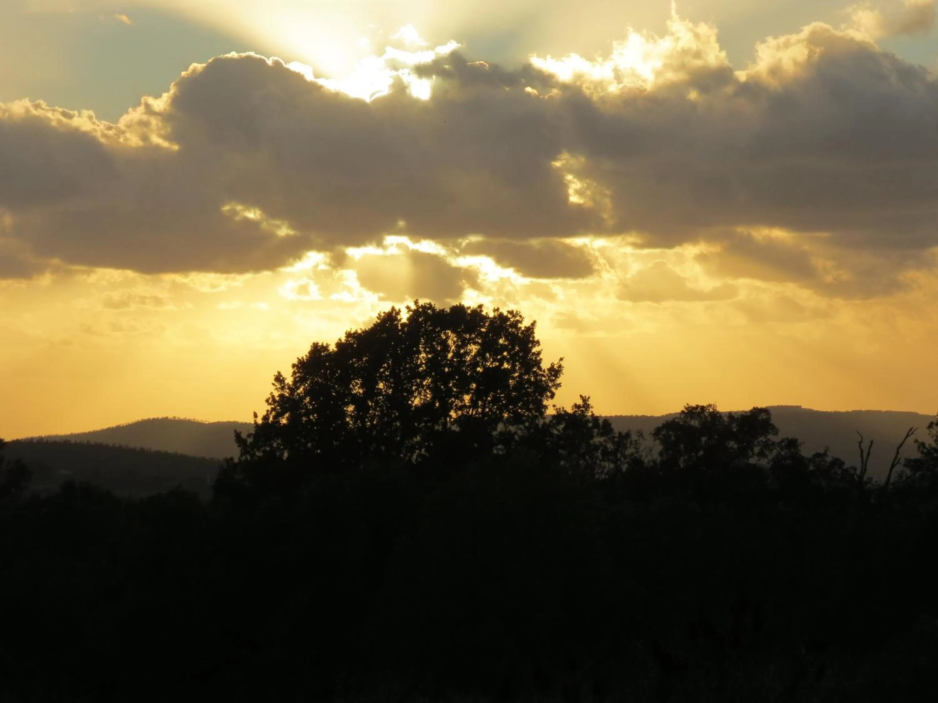 Sunrise in Podere La Branda