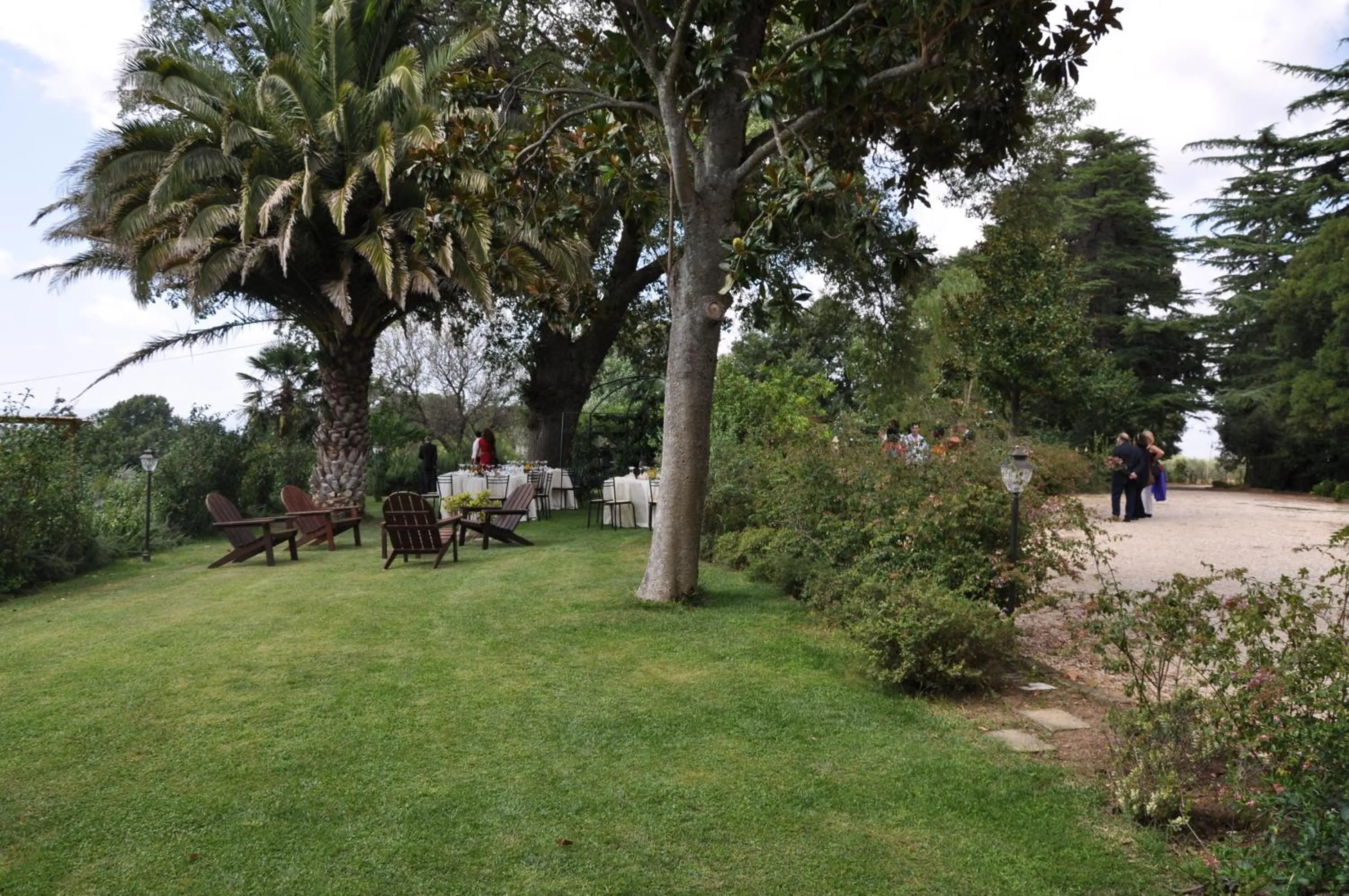 Garden view in Podere La Branda