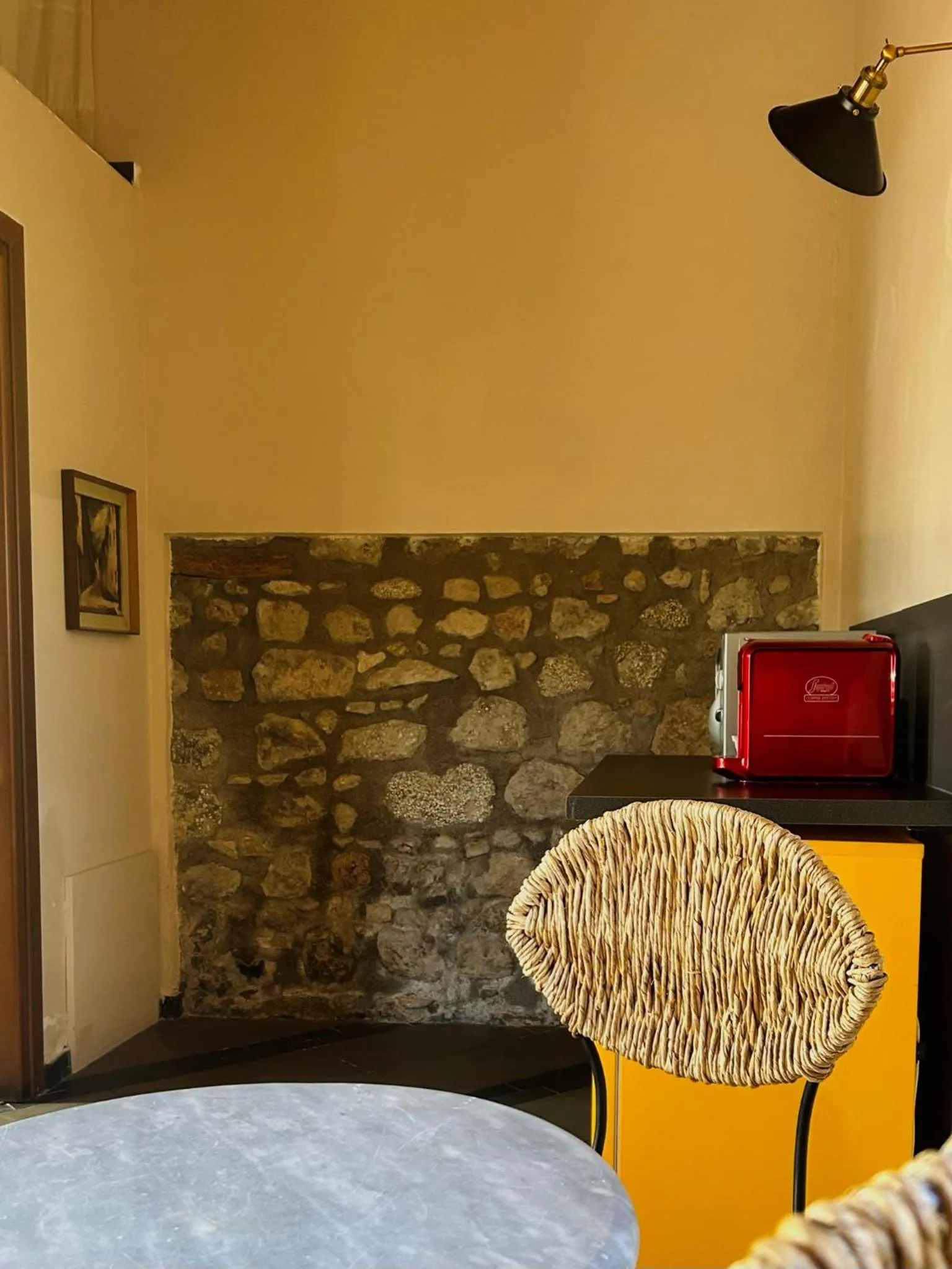Kitchen or kitchenette, Bed in Podere La Branda