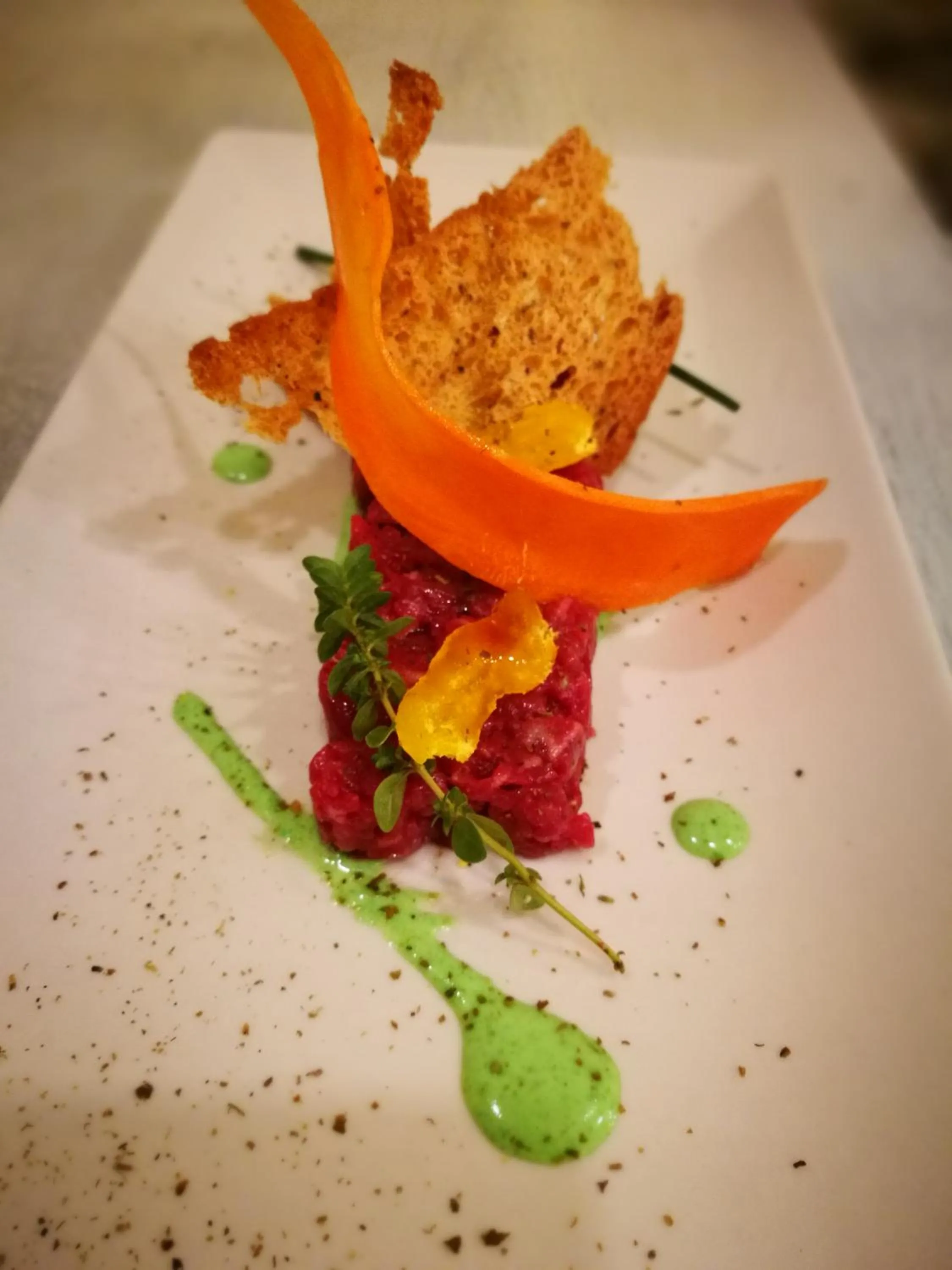 Food close-up in Podere La Branda