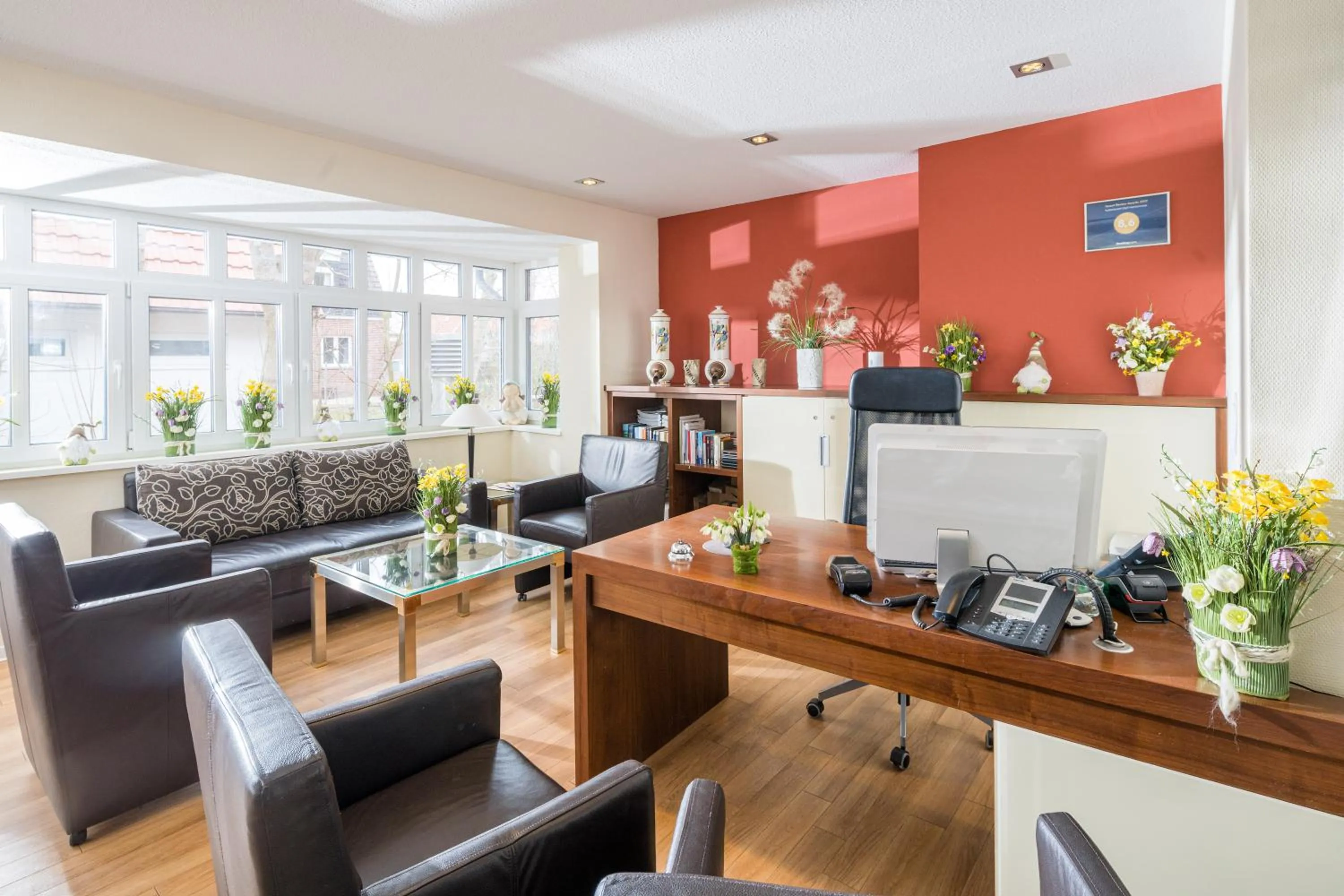 Lobby or reception in Suitenhotel Idyll Heckenrose