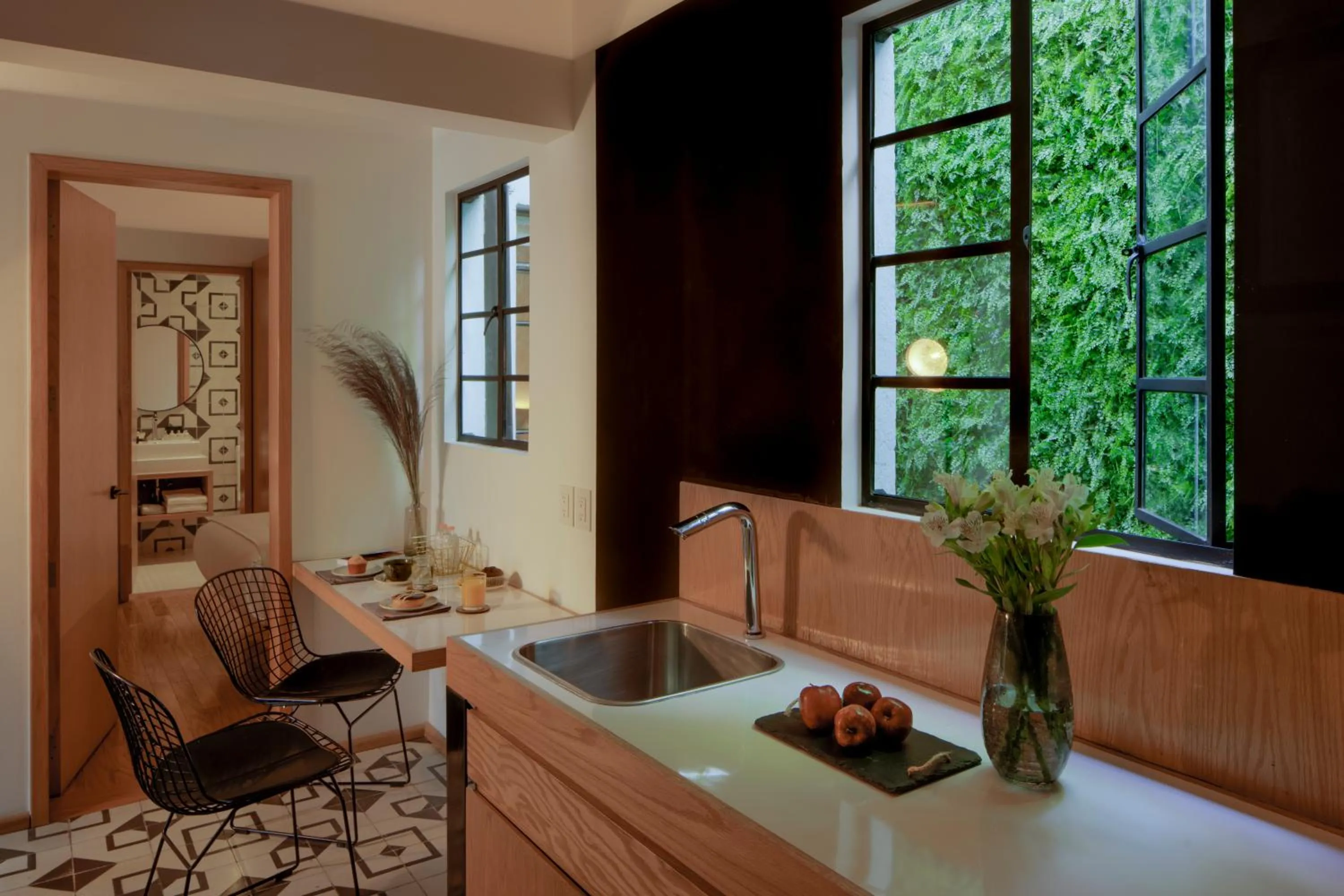 Seating area in Casa Decu