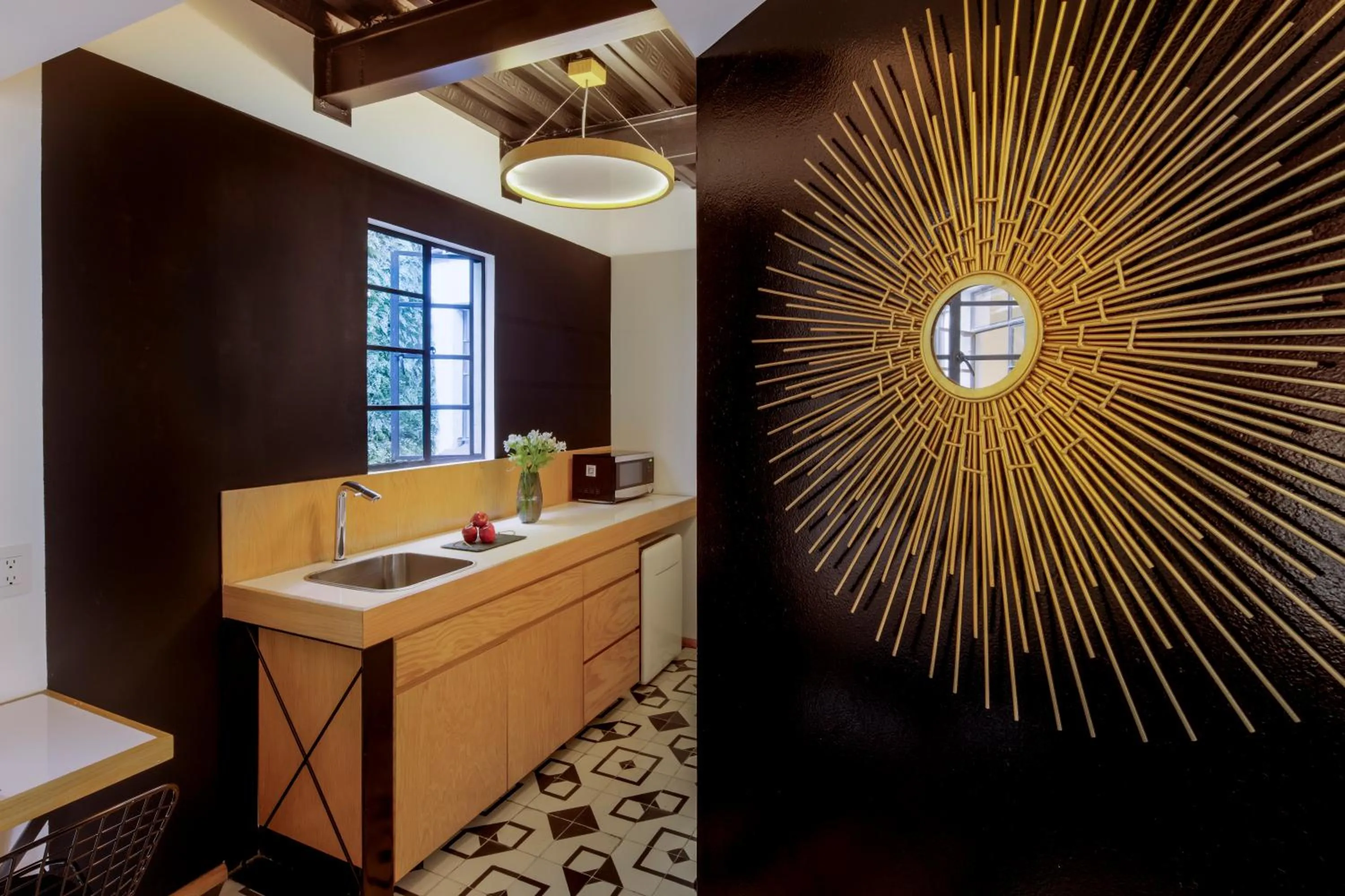 Seating area in Casa Decu