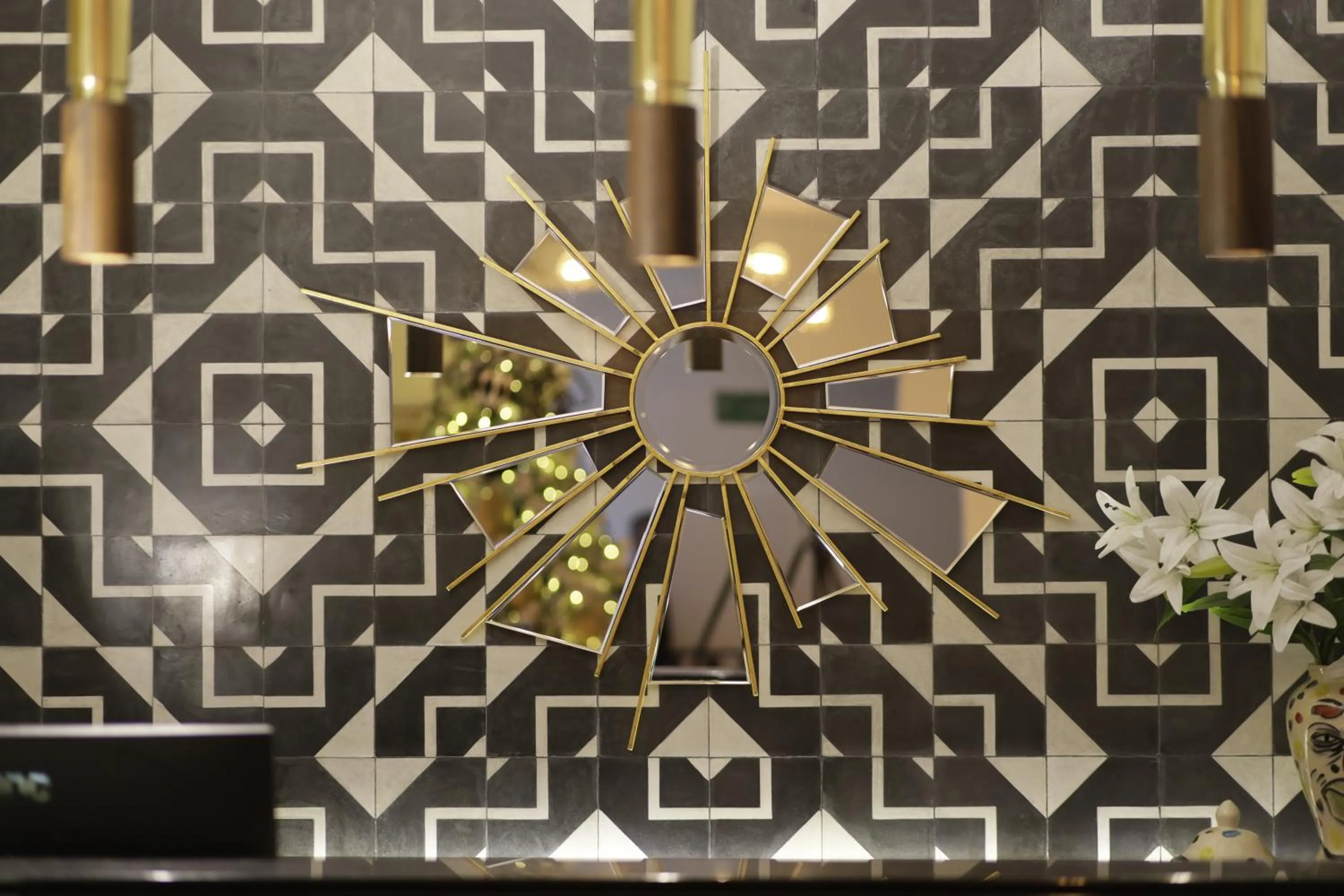 Decorative detail in Casa Decu