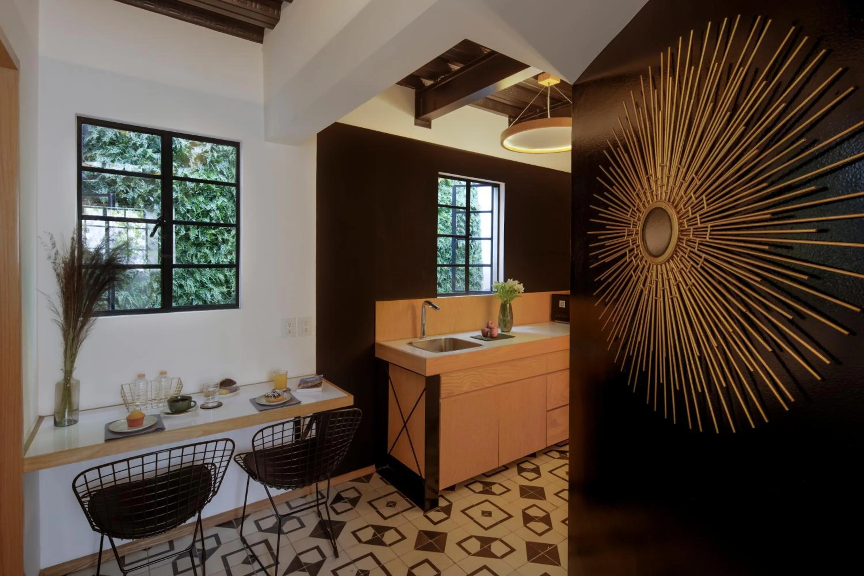 Seating area in Casa Decu