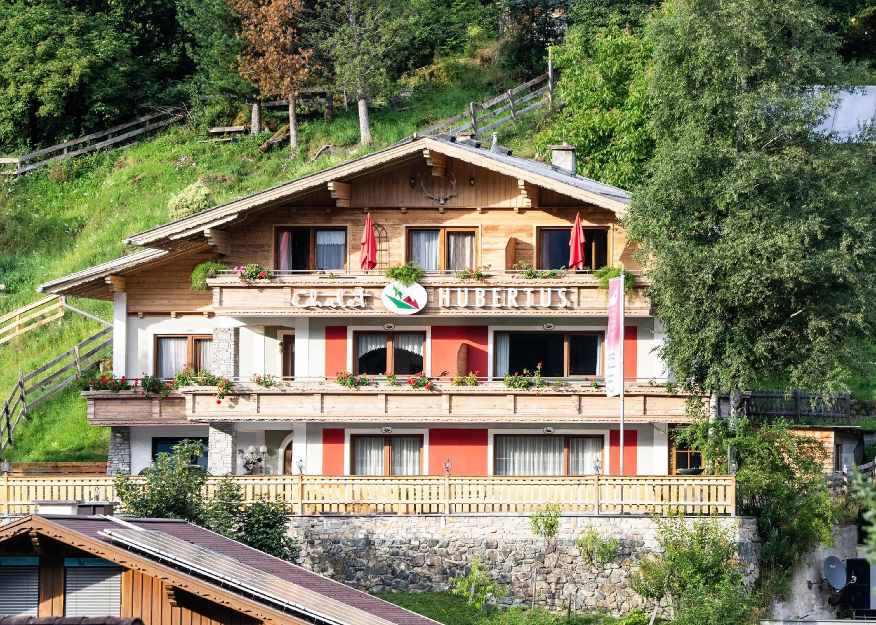 Property building in Chalet Ferienhaus Hubertus