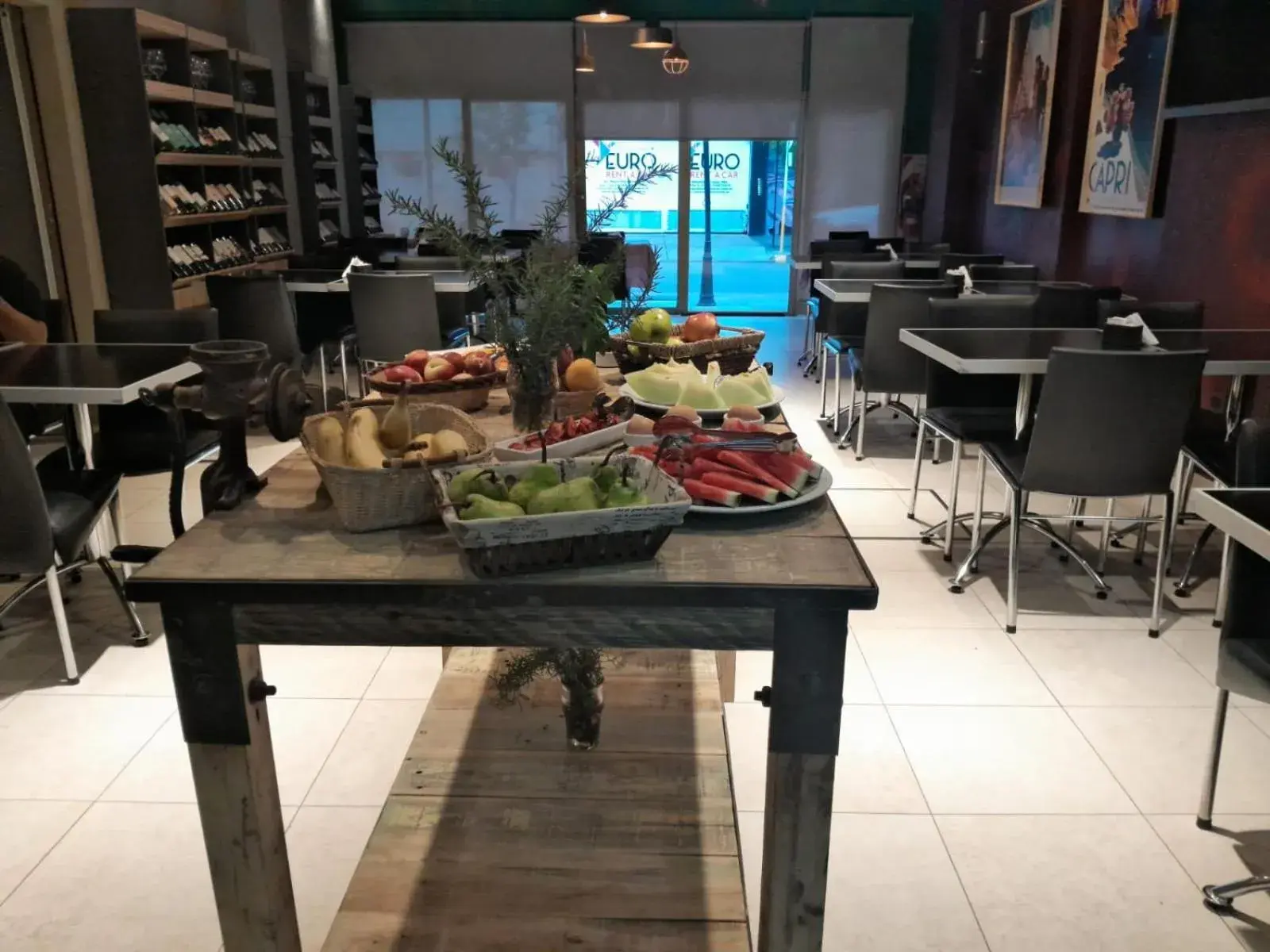 Buffet breakfast in Vecchia Terra Apart Hotel Buffet breakfast in Vecchia Terra Apart Hotel