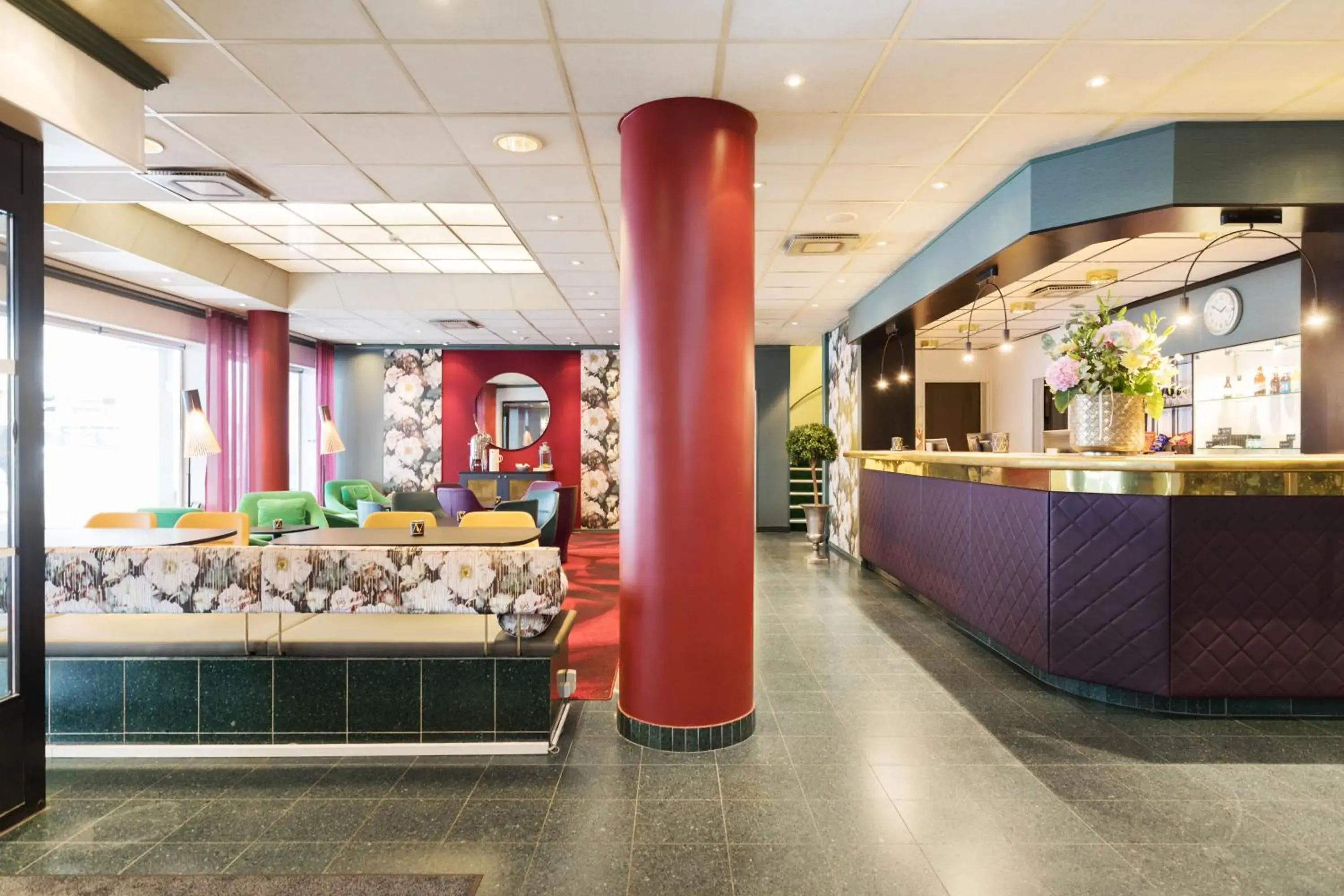 Lobby or reception in ProfilHotels Hotel Garden Lobby or reception in ProfilHotels Hotel Garden