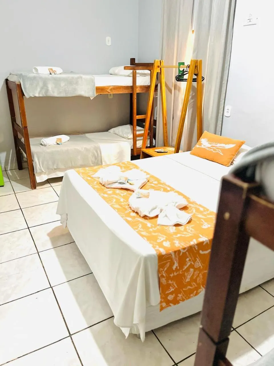 Bed in Pousada São Jorge