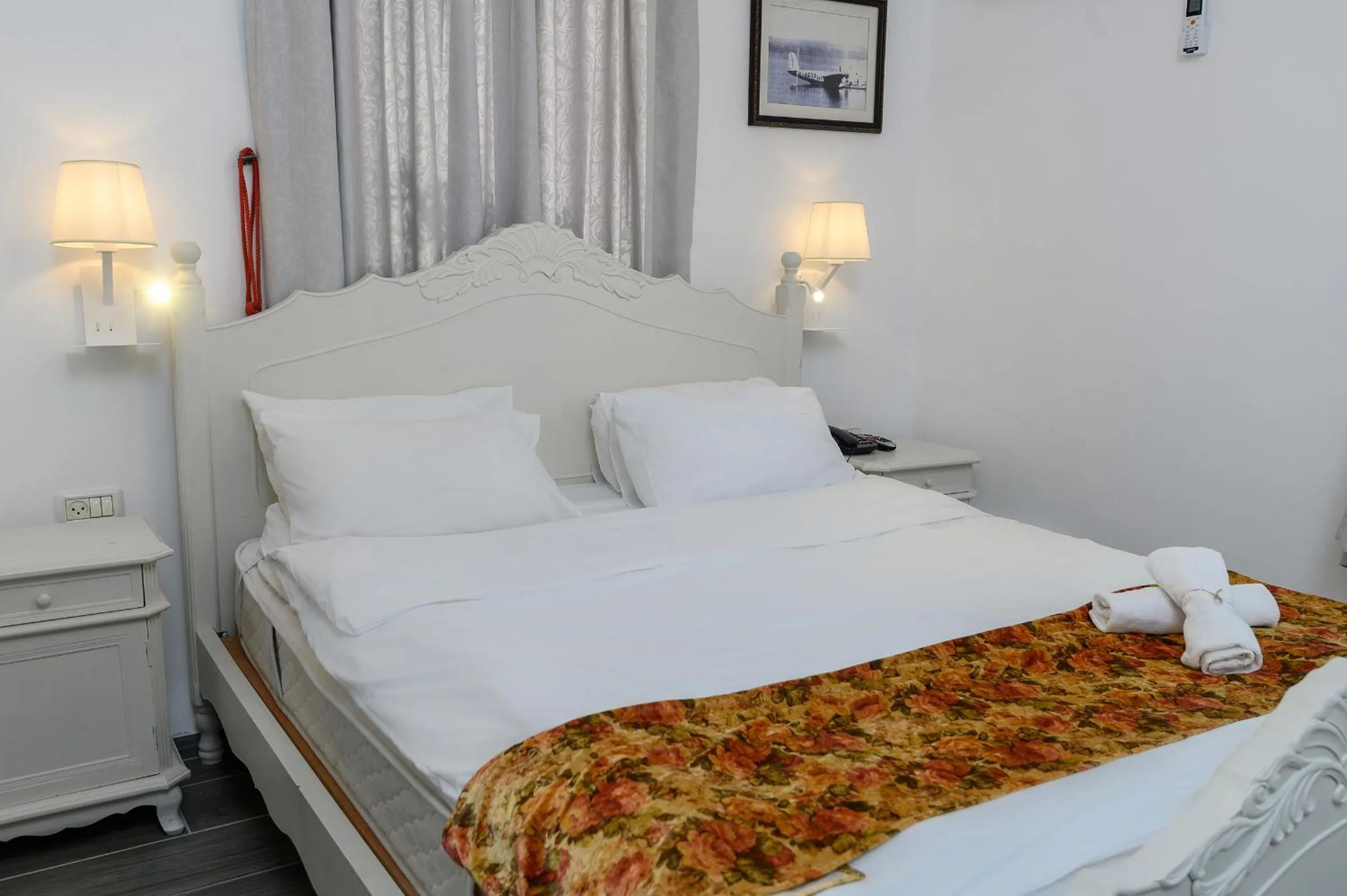Bed in Shirat Hayam Boutique Hotel