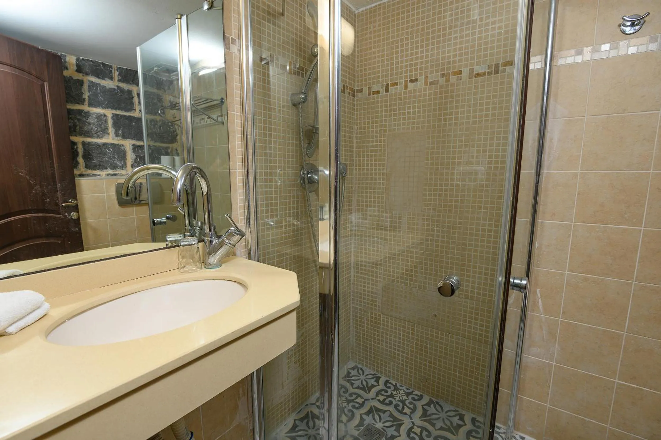 Shower in Shirat Hayam Boutique Hotel