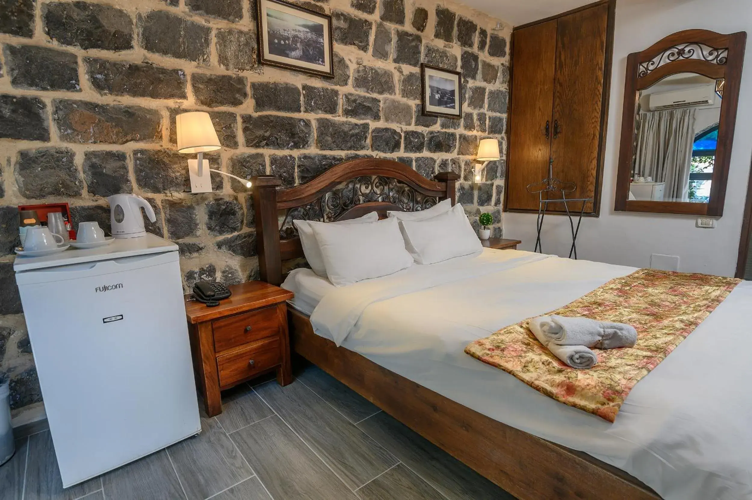 Bed in Shirat Hayam Boutique Hotel Bed in Shirat Hayam Boutique Hotel