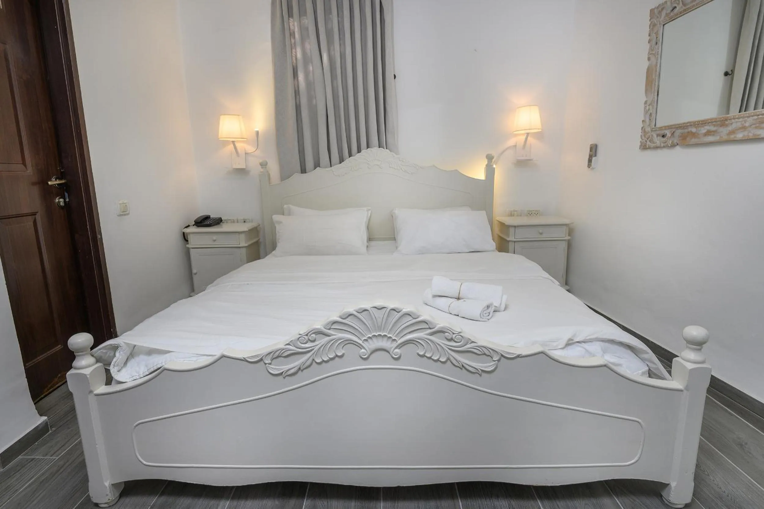 Bed in Shirat Hayam Boutique Hotel