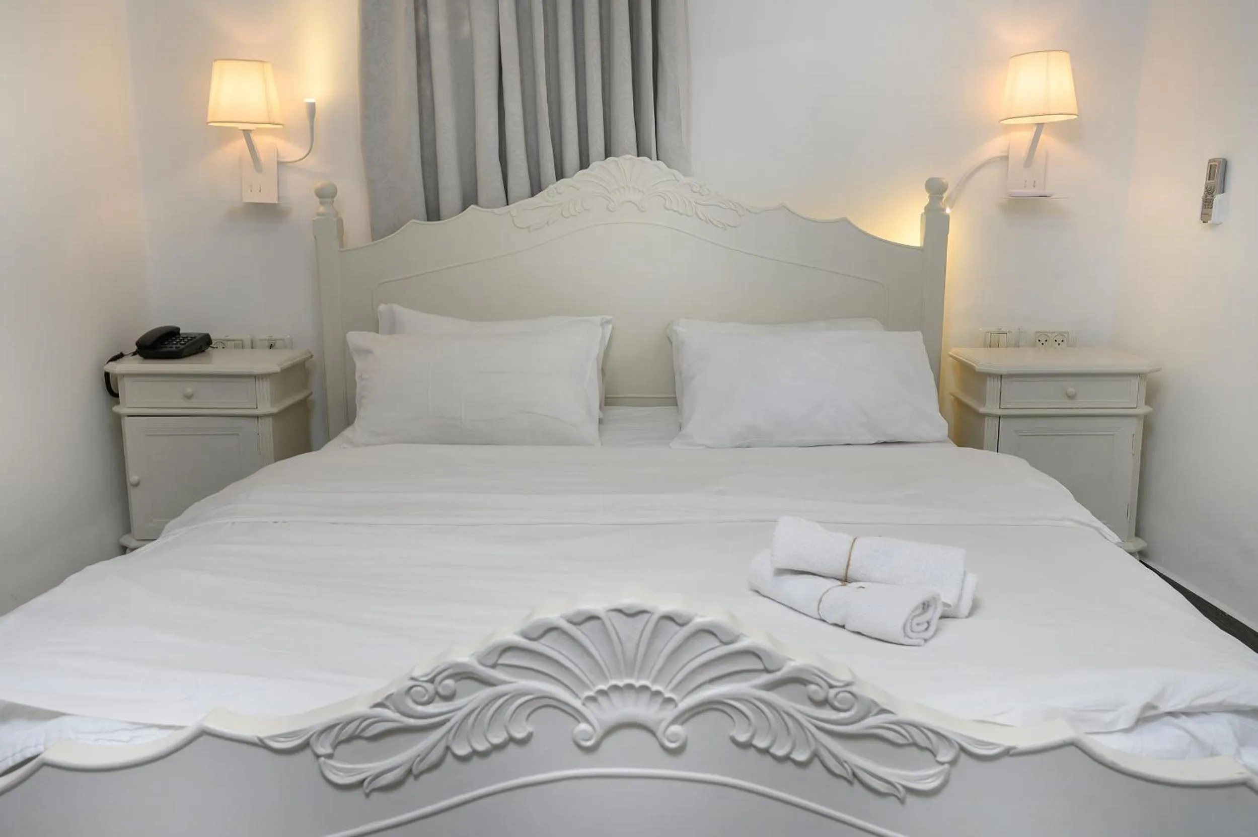 Bed in Shirat Hayam Boutique Hotel