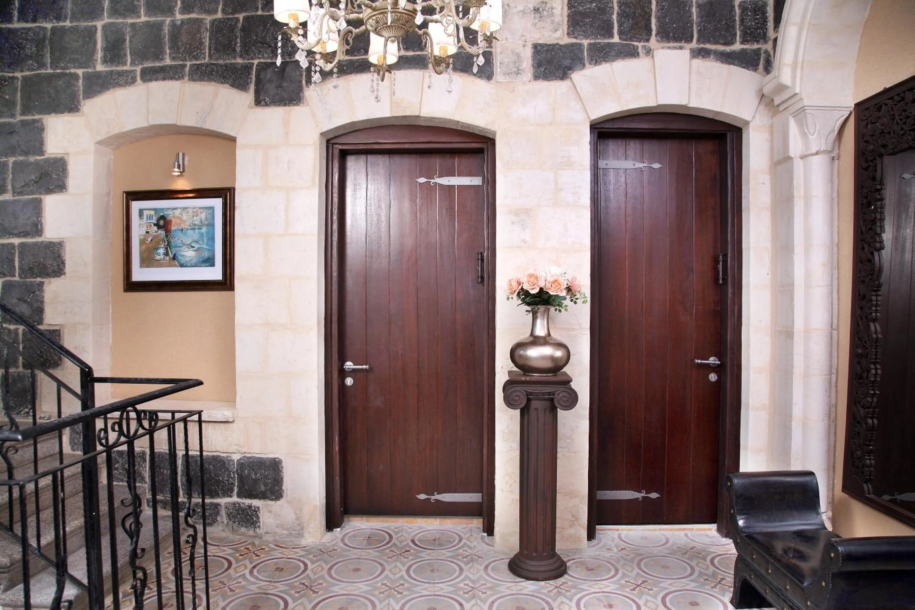 Decorative detail in Shirat Hayam Boutique Hotel