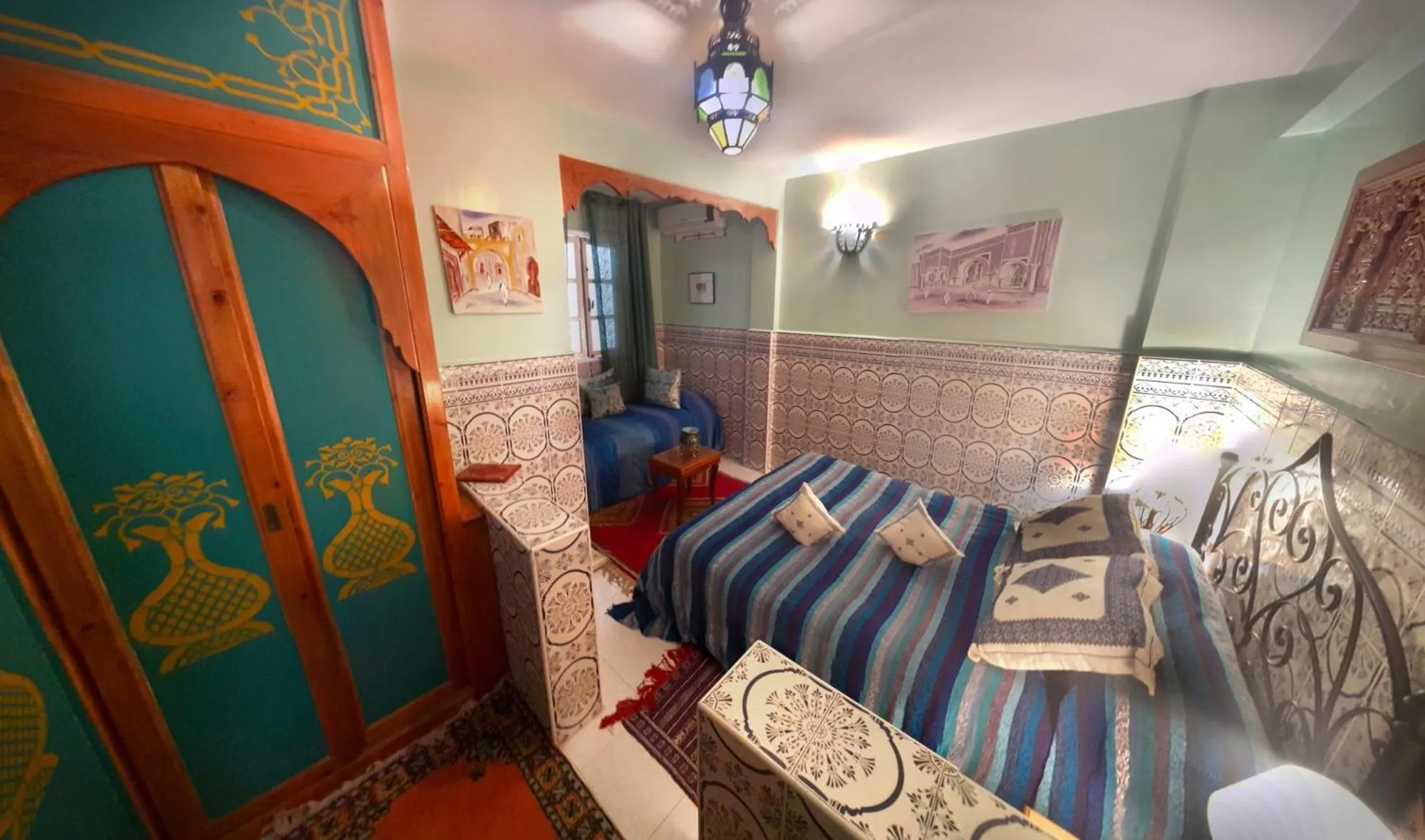 Bedroom, Bed in Riad Atika Mek